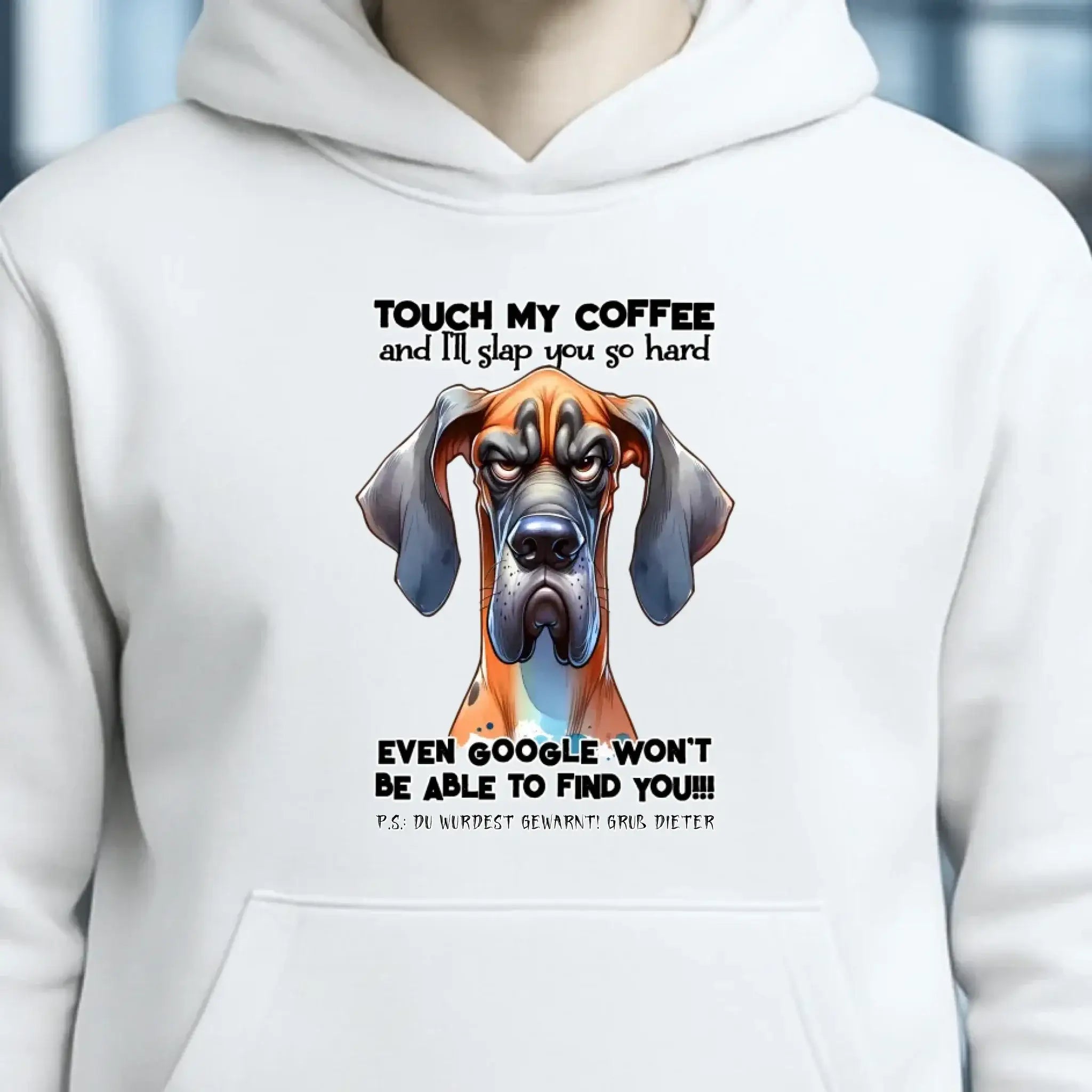 Coffee-Dog • Kaffee • Hund • Unisex Premium Hoodie XS-5XL aus Bio-Baumwolle für Damen & Herren • Exklusivdesign • personalisiert