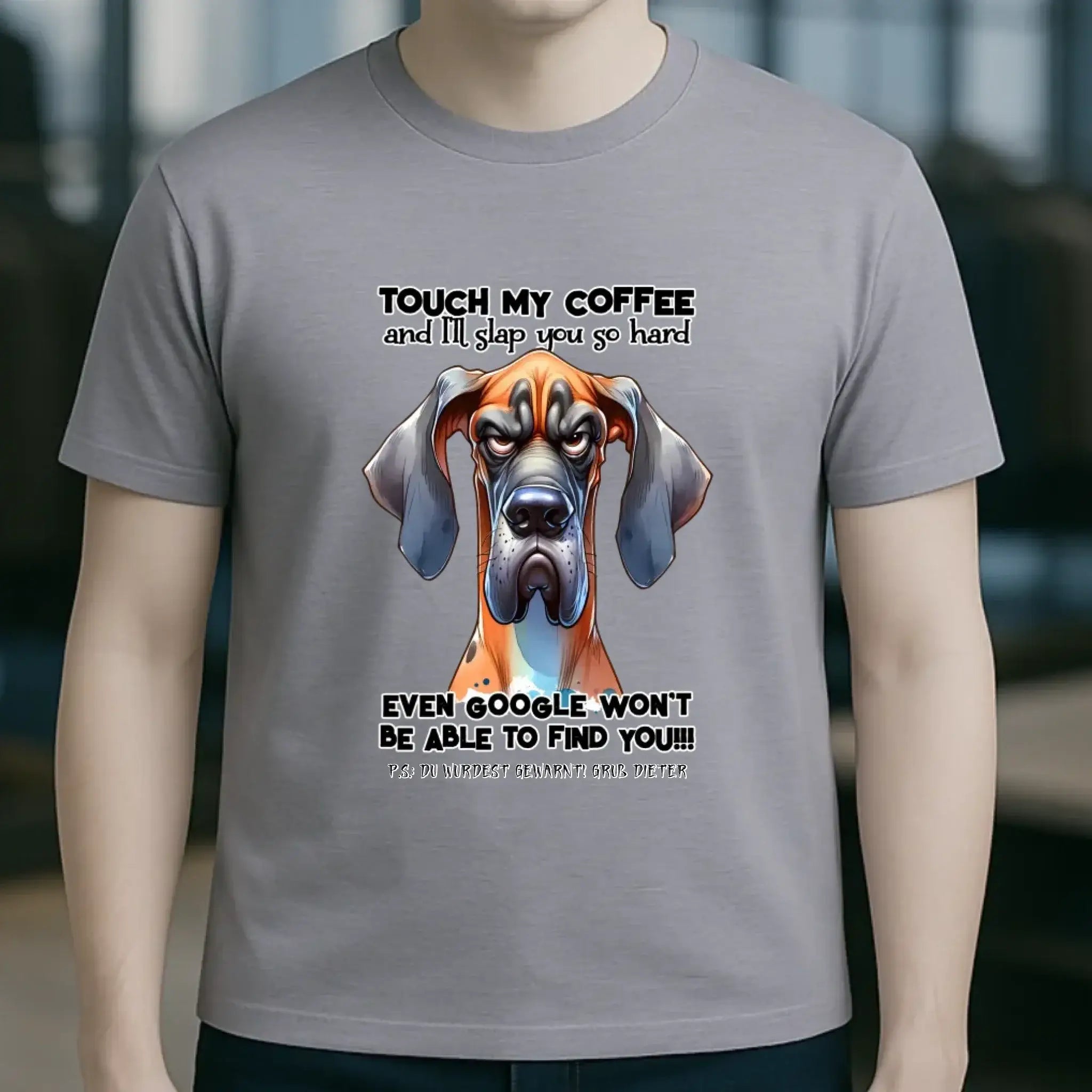 Coffee-Dog • Kaffee • Hund • Unisex Premium T-Shirt XS-5XL aus Bio-Baumwolle für Damen & Herren • Exklusivdesign • personalisiert