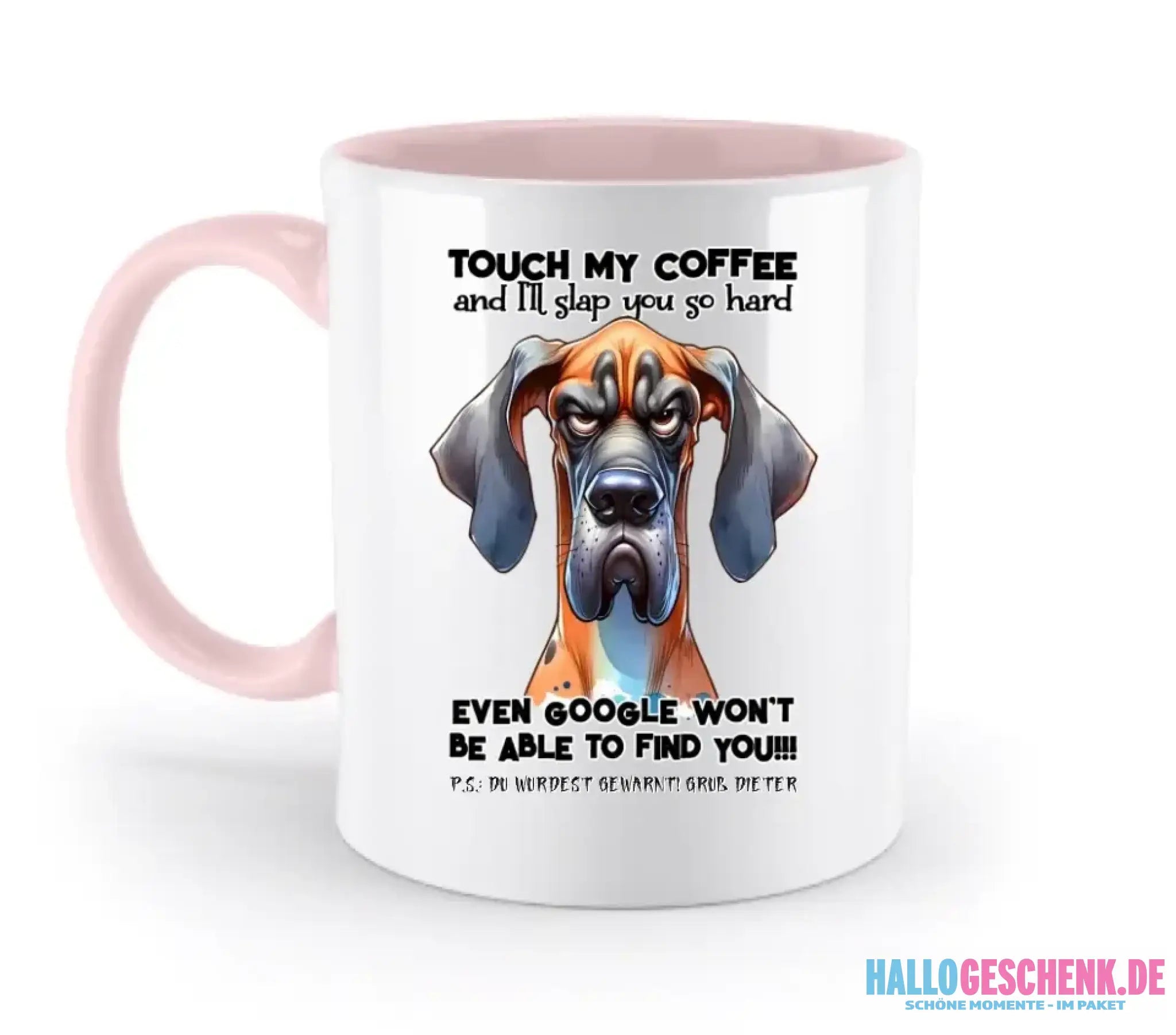 Coffee-Dog • Kaffee • Hund • zweifarbige Tasse • Exklusivdesign • personalisiert