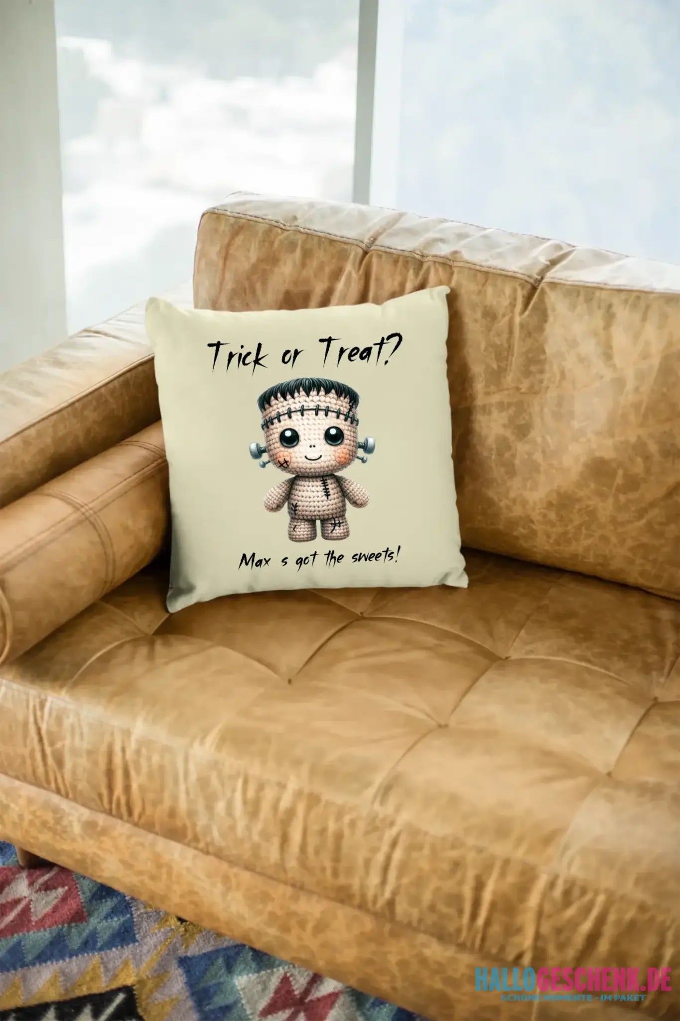 Cute Halloween • Wähle aus 20 Designs + Text • Kissen 40x40 cm • personalisiert