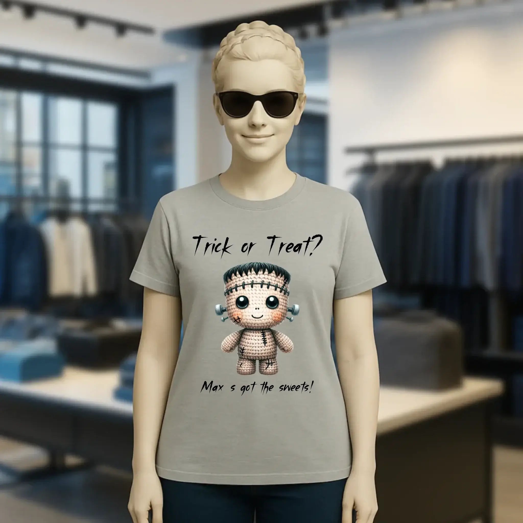 Cute Halloween • Wähle aus 20 Designs + Text • Ladies Premium T-Shirt XS-2XL aus Bio-Baumwolle für Damen • Exklusivdesign • personalisiert