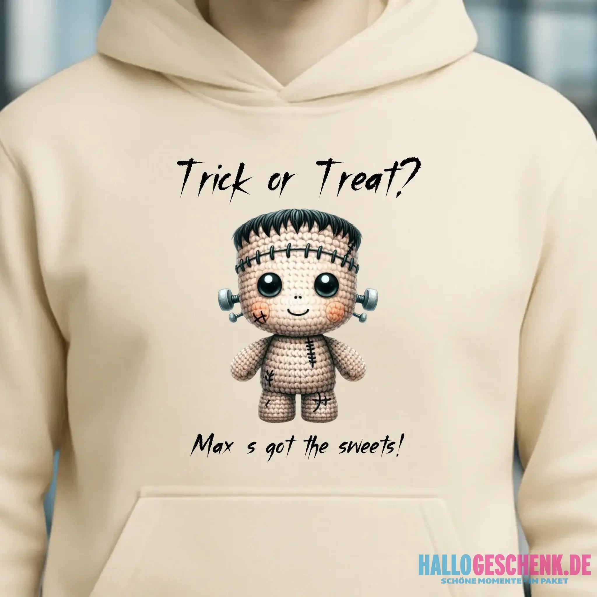 Cute Halloween • Wähle aus 20 Designs + Text • Unisex Premium Hoodie XS-5XL aus Bio-Baumwolle für Damen & Herren • Exklusivdesign • personalisiert