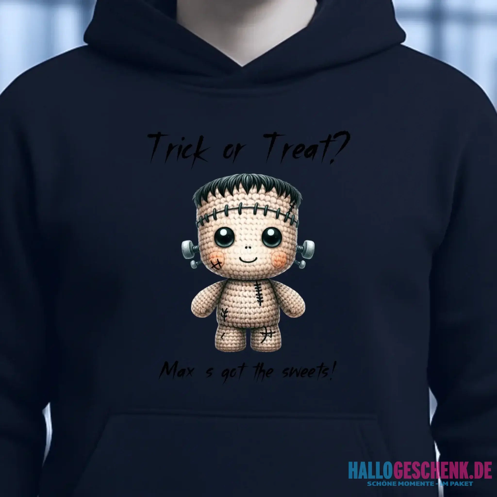 Cute Halloween • Wähle aus 20 Designs + Text • Unisex Premium Hoodie XS-5XL aus Bio-Baumwolle für Damen & Herren • Exklusivdesign • personalisiert