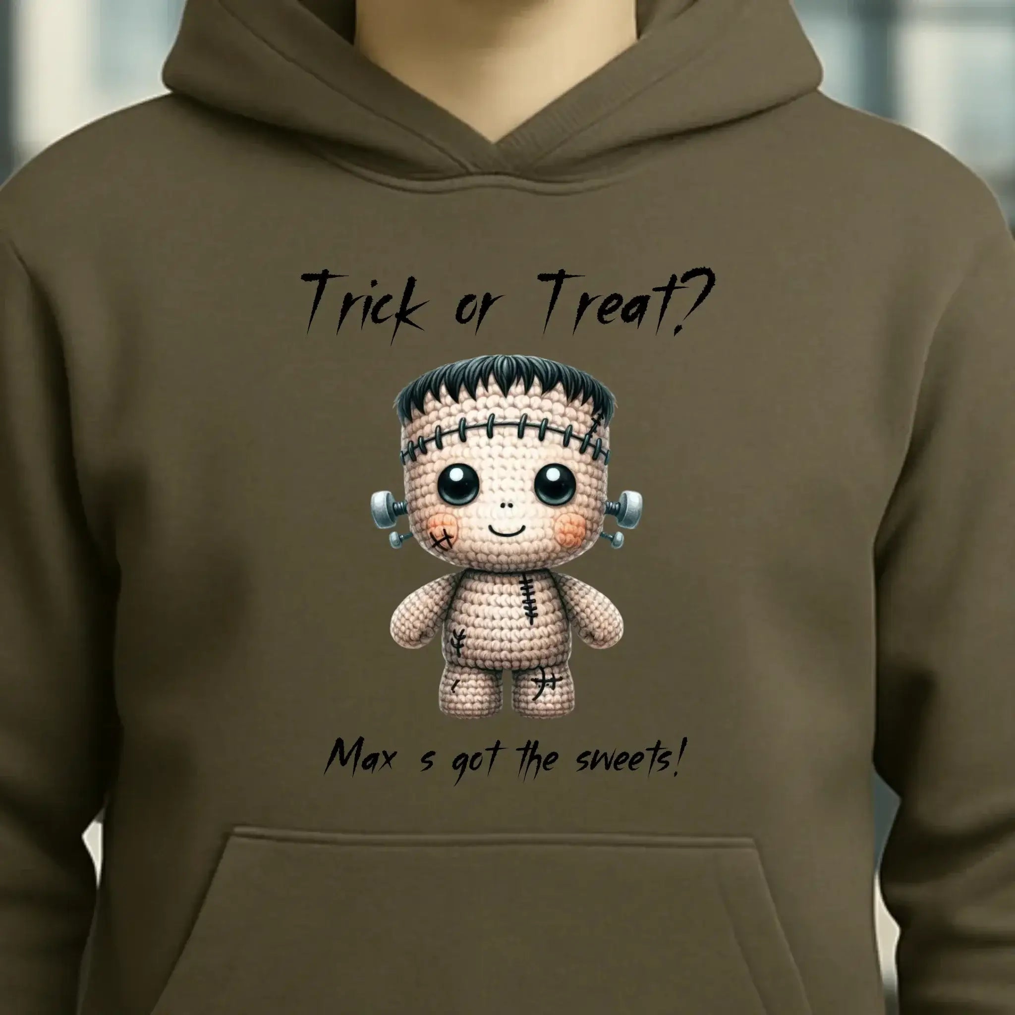 Cute Halloween • Wähle aus 20 Designs + Text • Unisex Premium Hoodie XS-5XL aus Bio-Baumwolle für Damen & Herren • Exklusivdesign • personalisiert