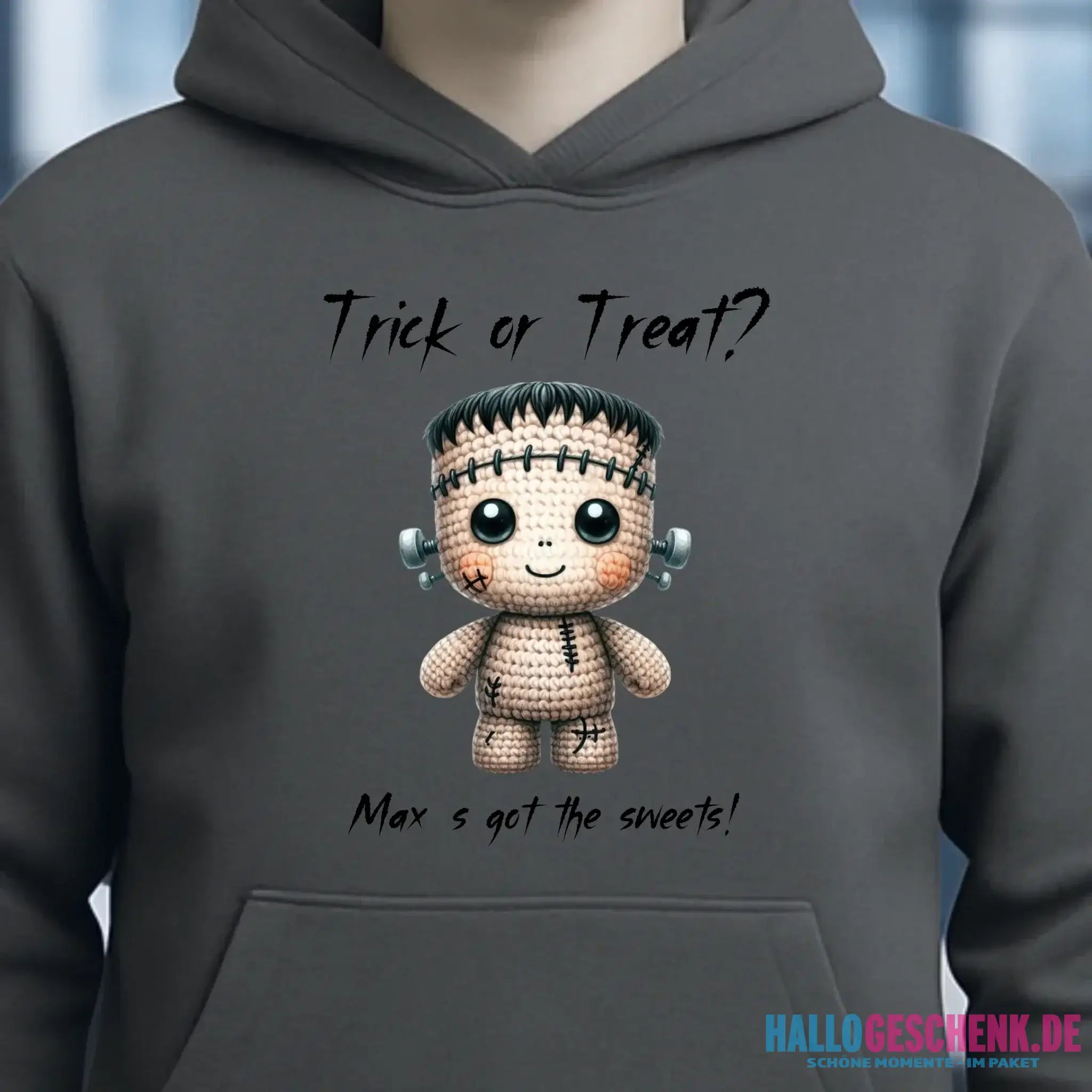 Cute Halloween • Wähle aus 20 Designs + Text • Unisex Premium Hoodie XS-5XL aus Bio-Baumwolle für Damen & Herren • Exklusivdesign • personalisiert