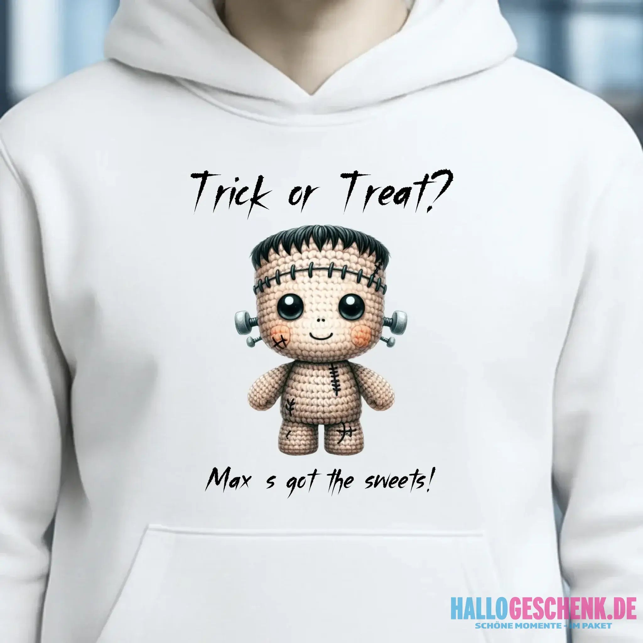 Cute Halloween • Wähle aus 20 Designs + Text • Unisex Premium Hoodie XS-5XL aus Bio-Baumwolle für Damen & Herren • Exklusivdesign • personalisiert