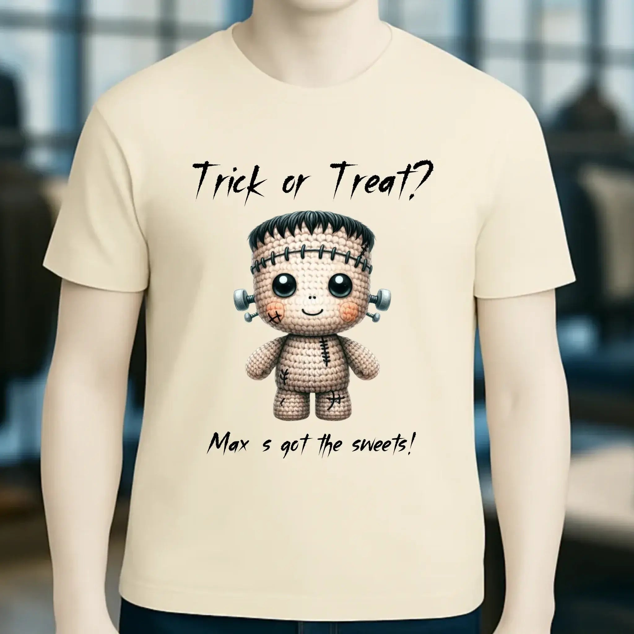 Cute Halloween • Wähle aus 20 Designs + Text • Unisex Premium T-Shirt XS-5XL aus Bio-Baumwolle für Damen & Herren • Exklusivdesign • personalisiert