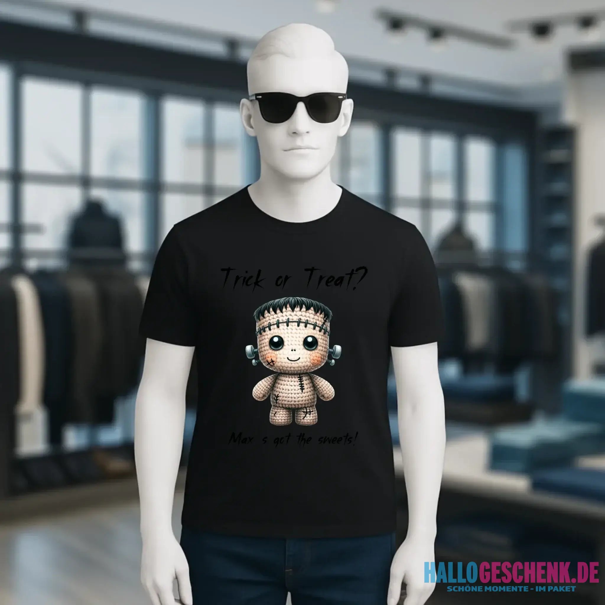 Cute Halloween • Wähle aus 20 Designs + Text • Unisex Premium T-Shirt XS-5XL aus Bio-Baumwolle für Damen & Herren • Exklusivdesign • personalisiert