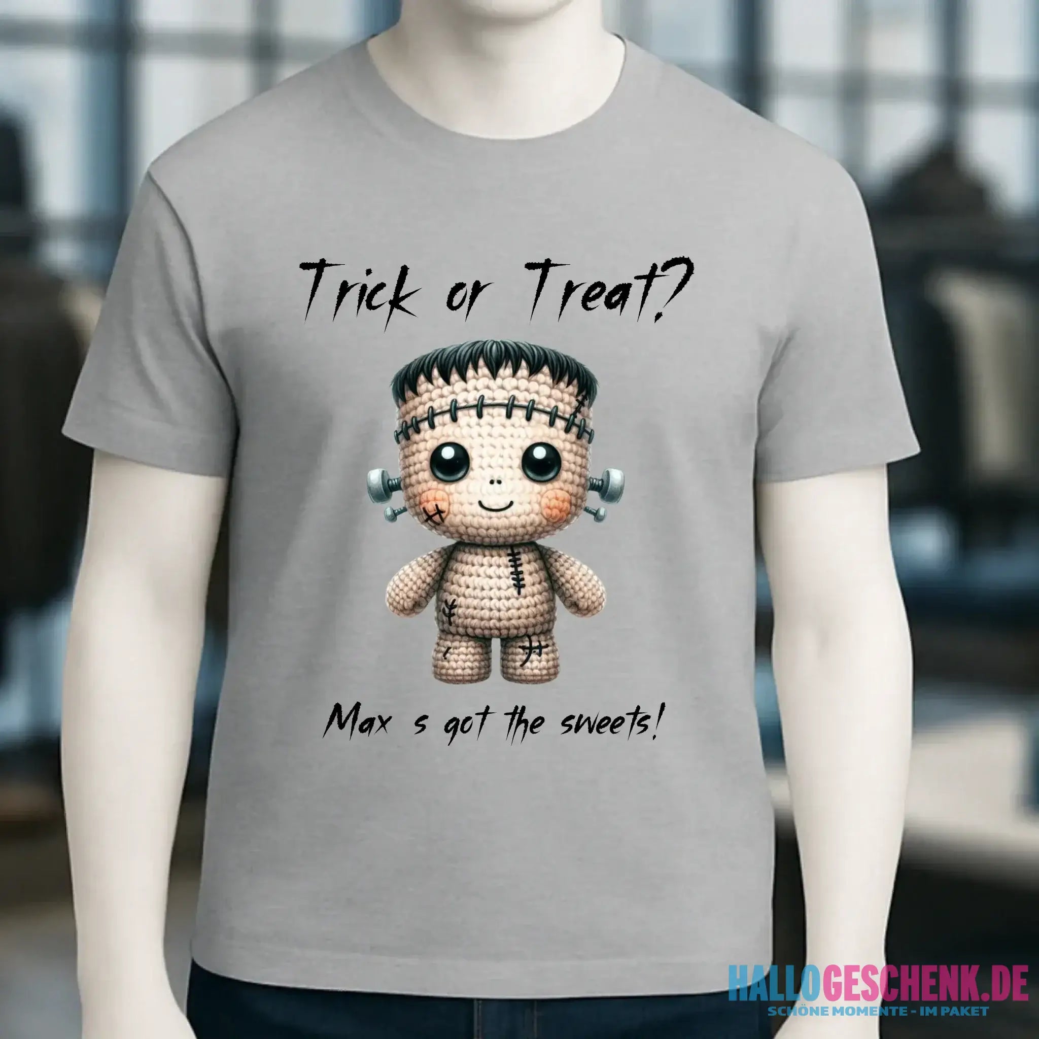 Cute Halloween • Wähle aus 20 Designs + Text • Unisex Premium T-Shirt XS-5XL aus Bio-Baumwolle für Damen & Herren • Exklusivdesign • personalisiert