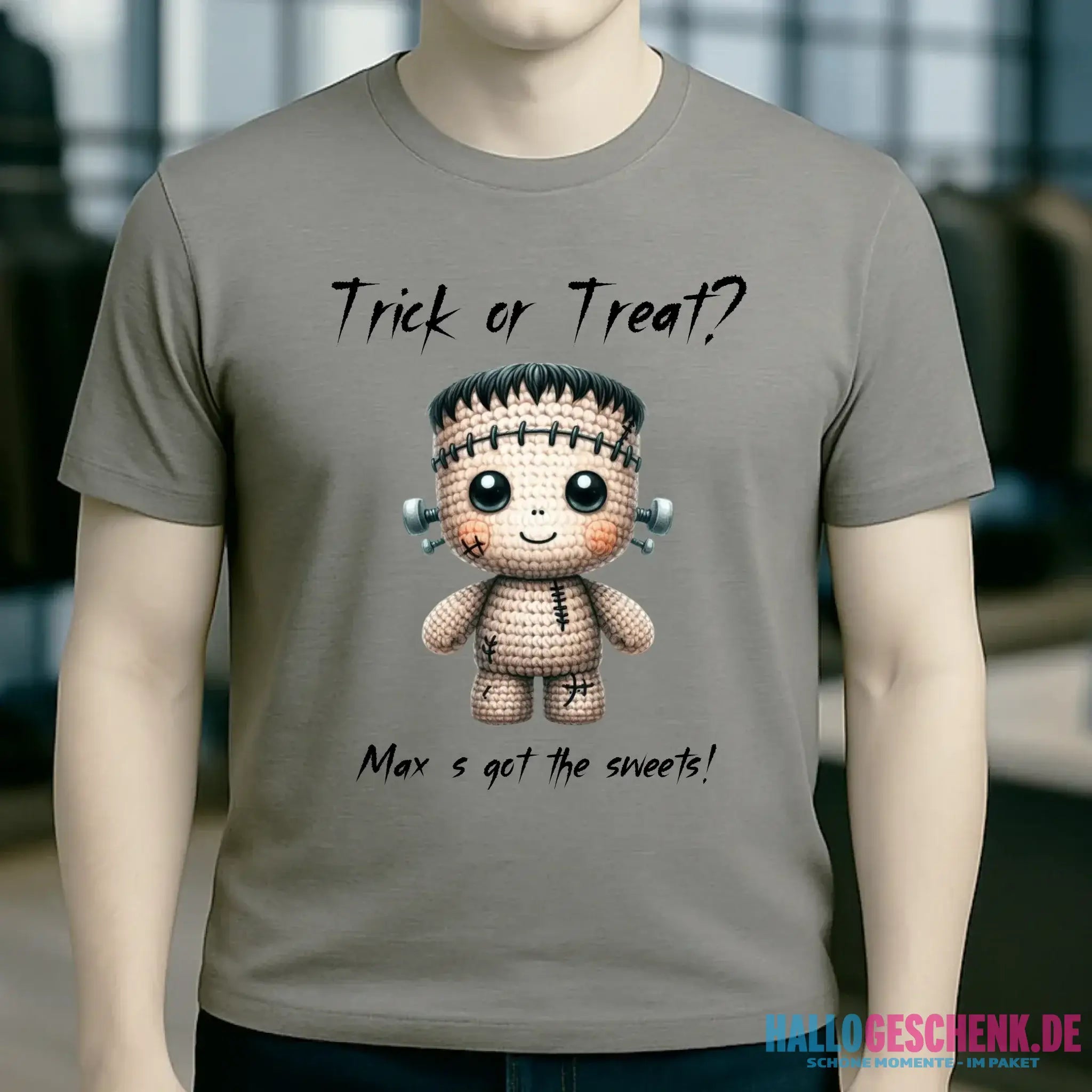 Cute Halloween • Wähle aus 20 Designs + Text • Unisex Premium T-Shirt XS-5XL aus Bio-Baumwolle für Damen & Herren • Exklusivdesign • personalisiert