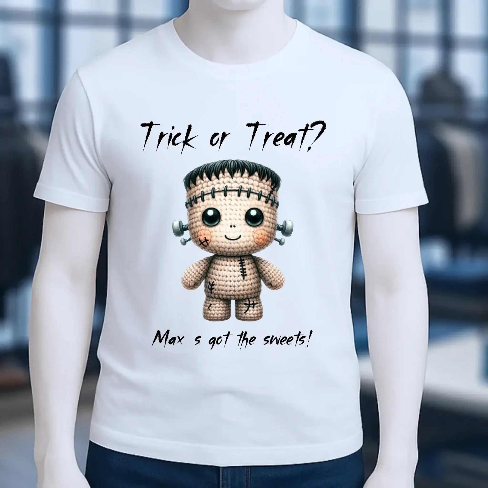 Cute Halloween • Wähle aus 20 Designs + Text • Unisex Premium T-Shirt XS-5XL aus Bio-Baumwolle für Damen & Herren • Exklusivdesign • personalisiert