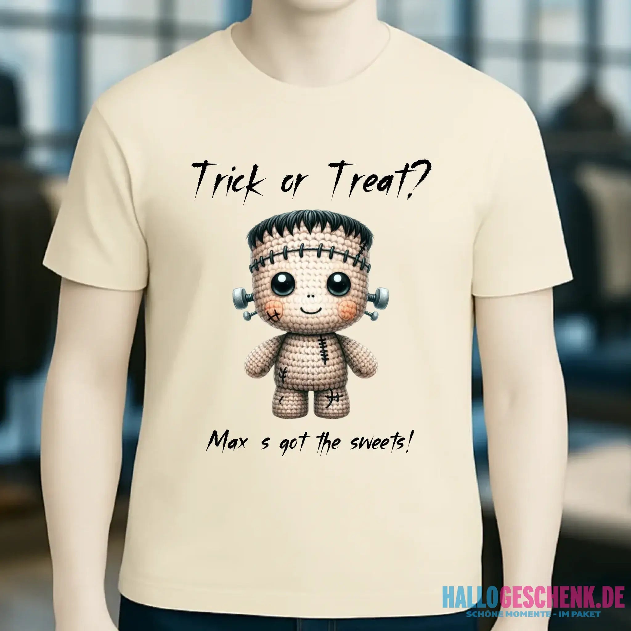 Cute Halloween • Wähle aus 20 Designs + Text • Unisex Premium T-Shirt XS-5XL aus Bio-Baumwolle für Damen & Herren • Exklusivdesign • personalisiert
