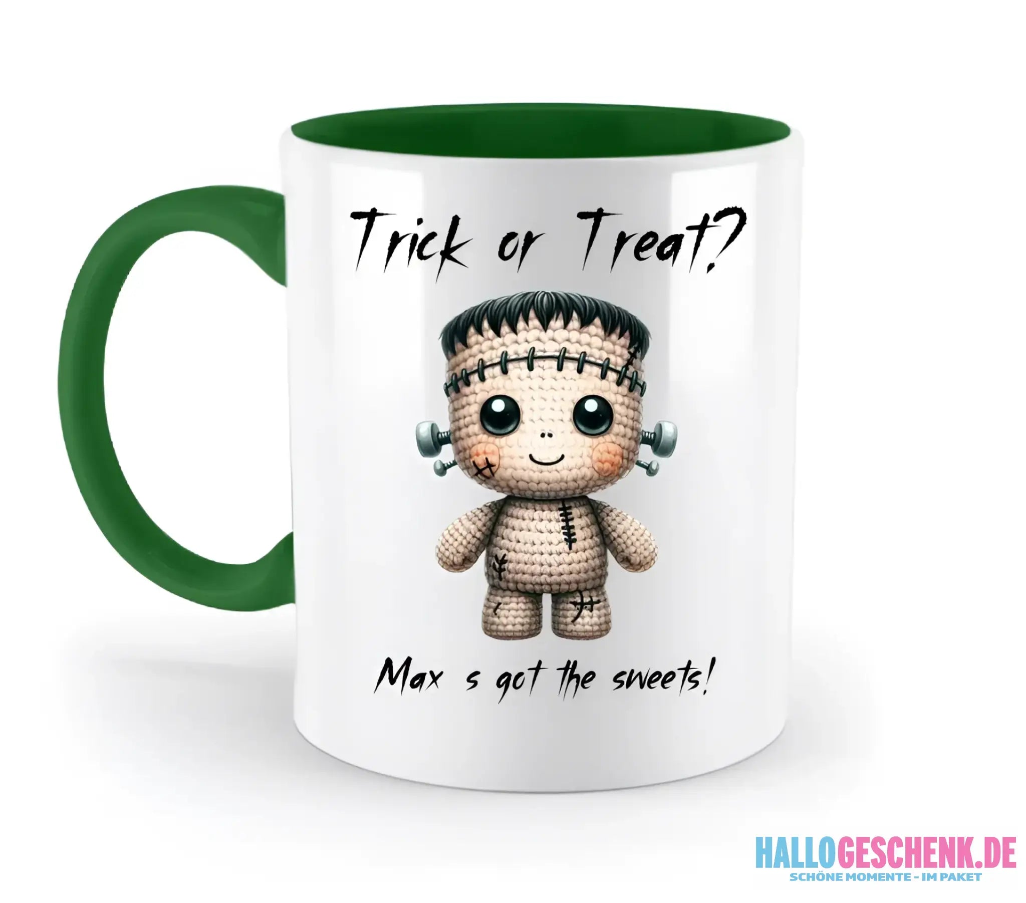 Cute Halloween • Wähle aus 20 Designs + Text • zweifarbige Tasse • Exklusivdesign • personalisiert