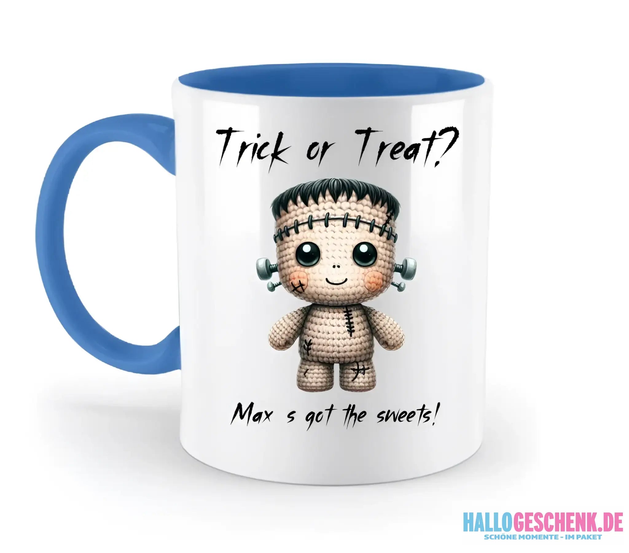 Cute Halloween • Wähle aus 20 Designs + Text • zweifarbige Tasse • Exklusivdesign • personalisiert