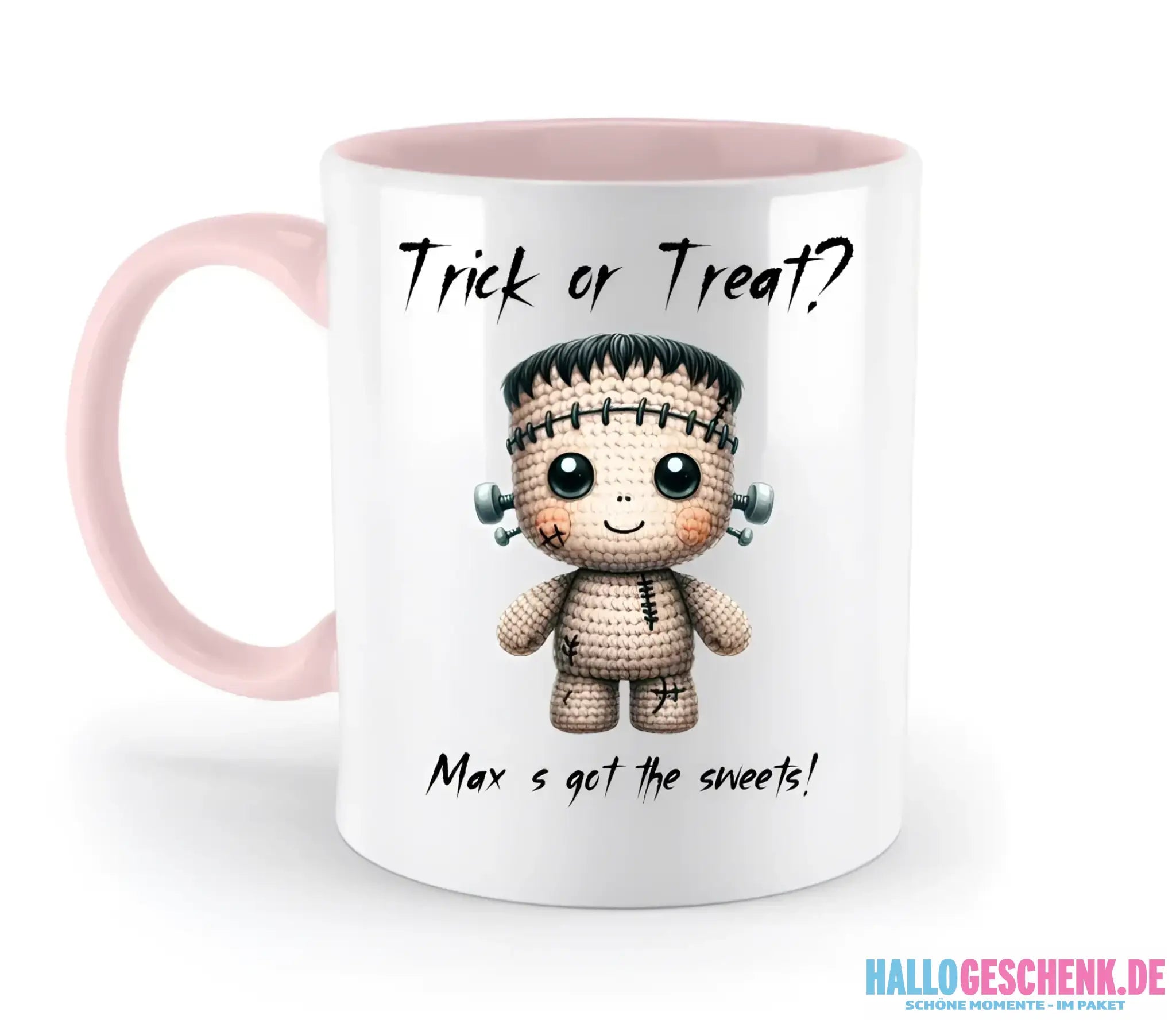 Cute Halloween • Wähle aus 20 Designs + Text • zweifarbige Tasse • Exklusivdesign • personalisiert