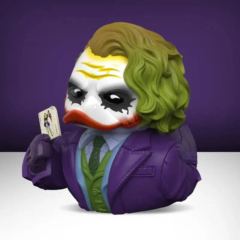 DC Comics TUBBZ – The Dark Knight Joker (1st Edition ca. 10 cm) inkl. Schlüsselanhänger - Badeenten