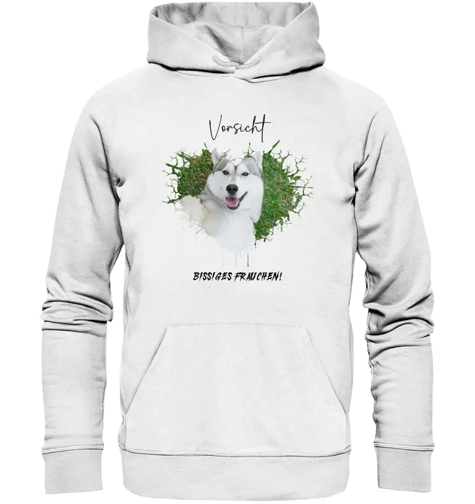 Dein Bild im "Wild-Heart" Design • Unisex Premium Hoodie XS-5XL aus Bio-Baumwolle für Damen & Herren