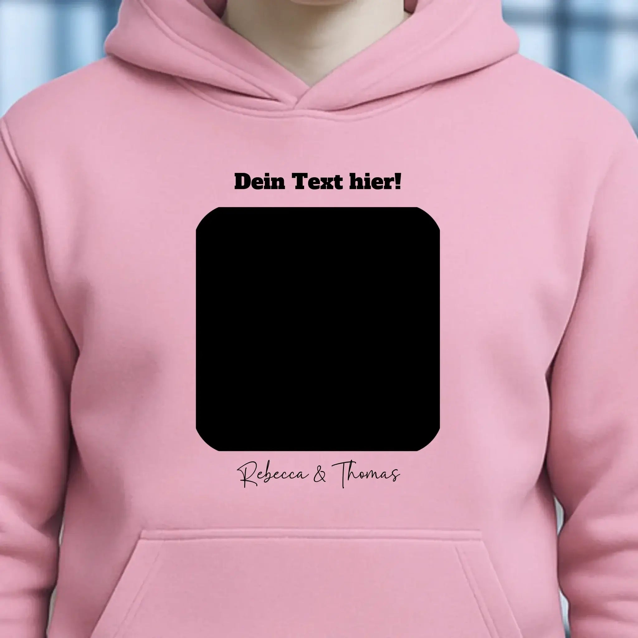 Dein Bild in viereckiger Form - Unisex Premium Hoodie XS-5XL aus Bio-Baumwolle für Damen & Herren • Fotogeschenk • personalisiert