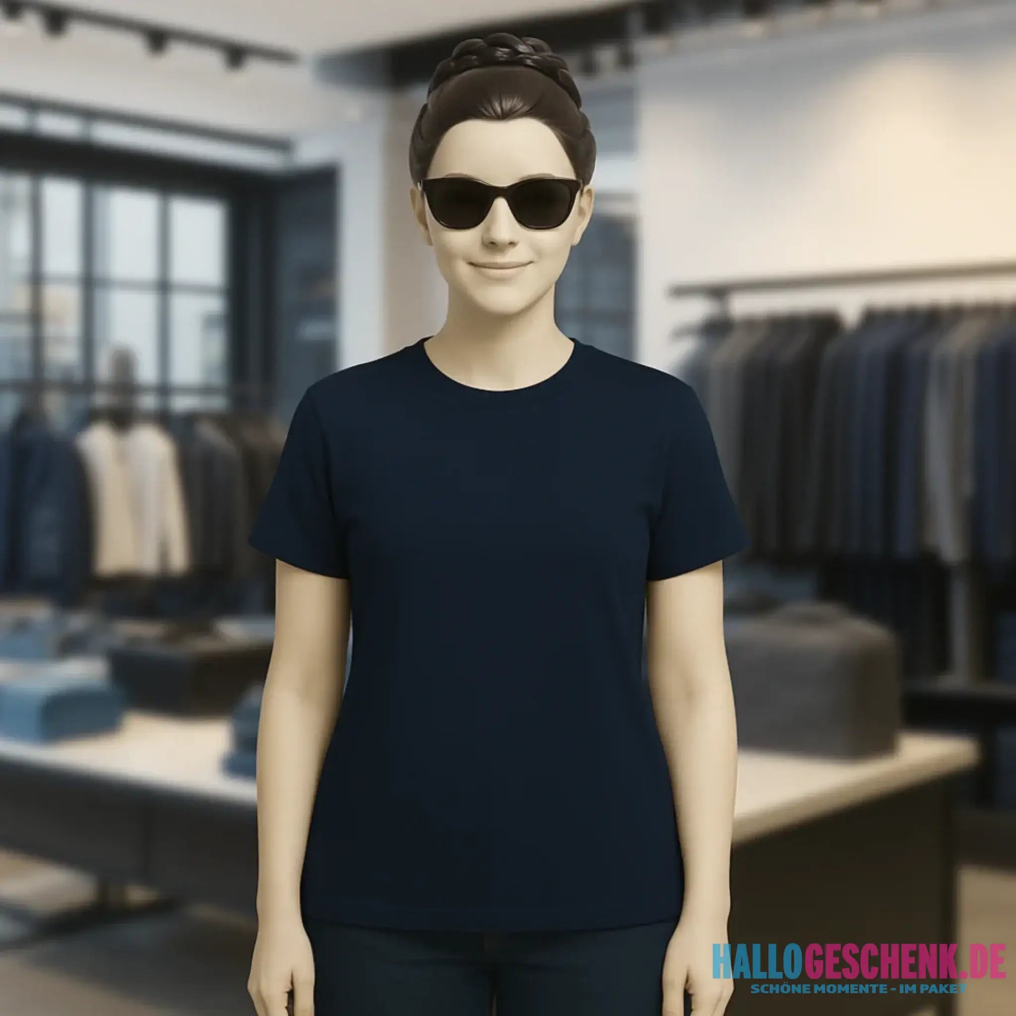 DEIN FOTO auf einem Damen Expresser T-Shirt in 5 Farben XS-XXL