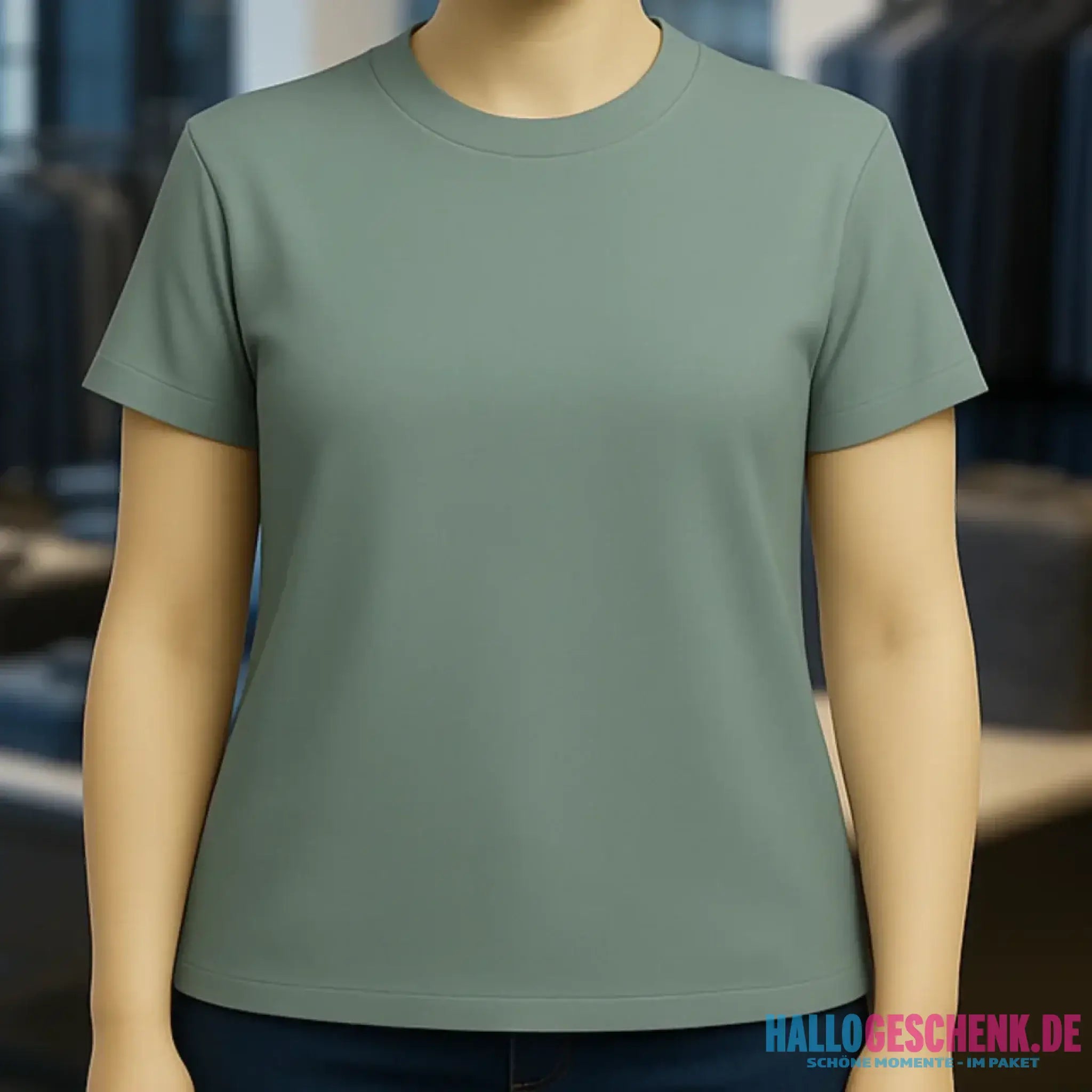 DEIN FOTO auf einem Damen Expresser T-Shirt in 5 Farben XS-XXL