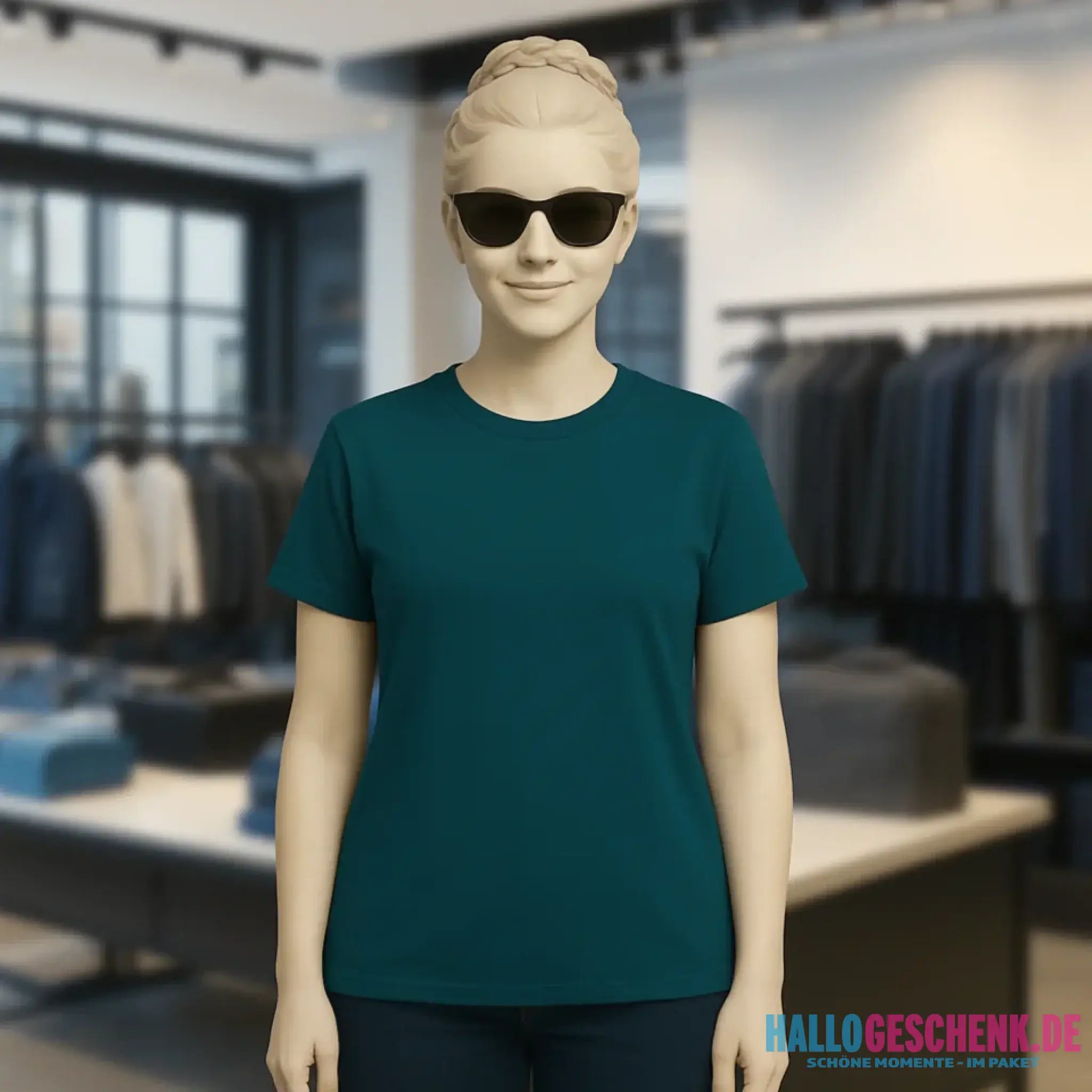 DEIN FOTO auf einem Damen Expresser T-Shirt in 5 Farben XS-XXL