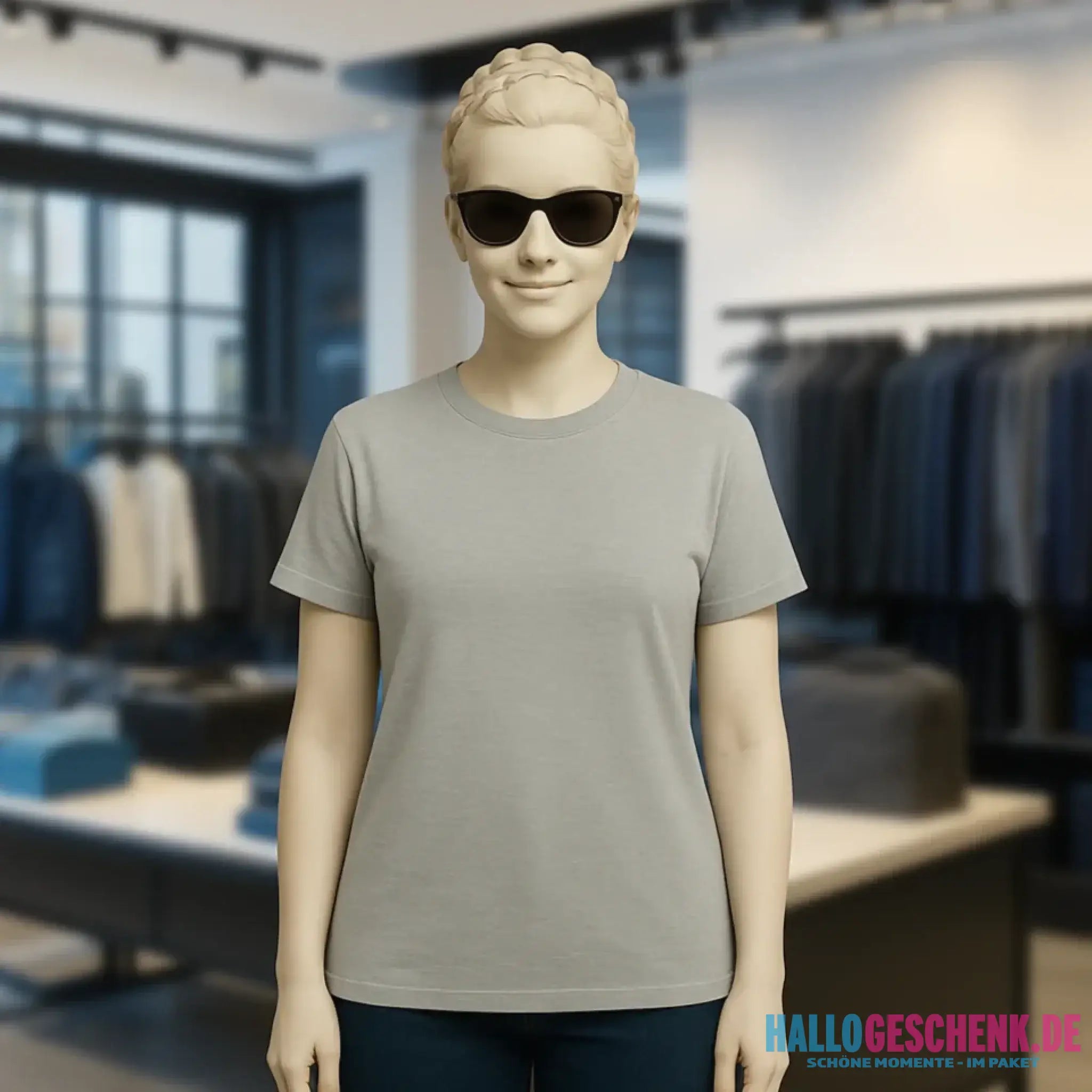 DEIN FOTO auf einem Damen Expresser T-Shirt in 5 Farben XS-XXL