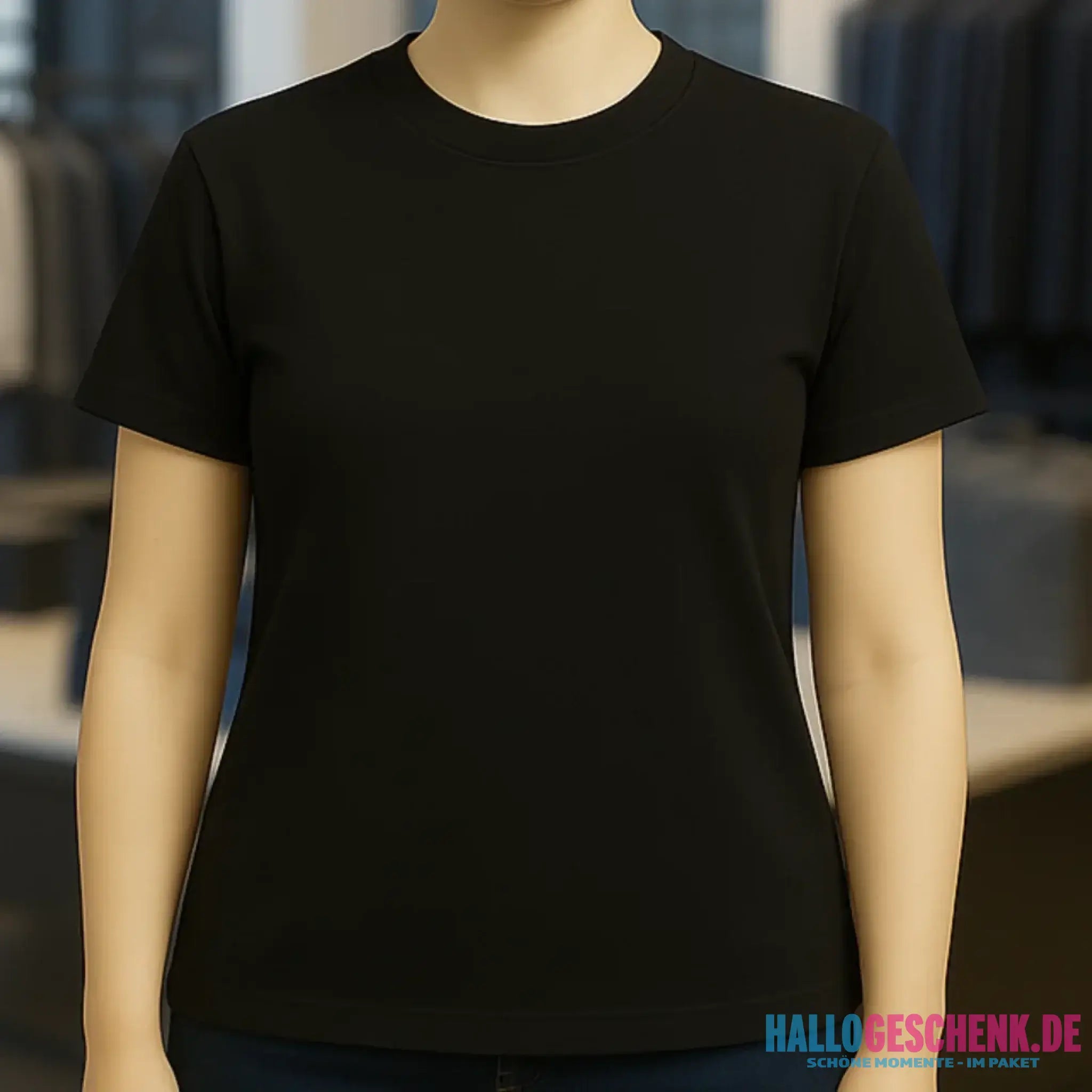 DEIN FOTO auf einem Damen Expresser T-Shirt in 5 Farben XS-XXL
