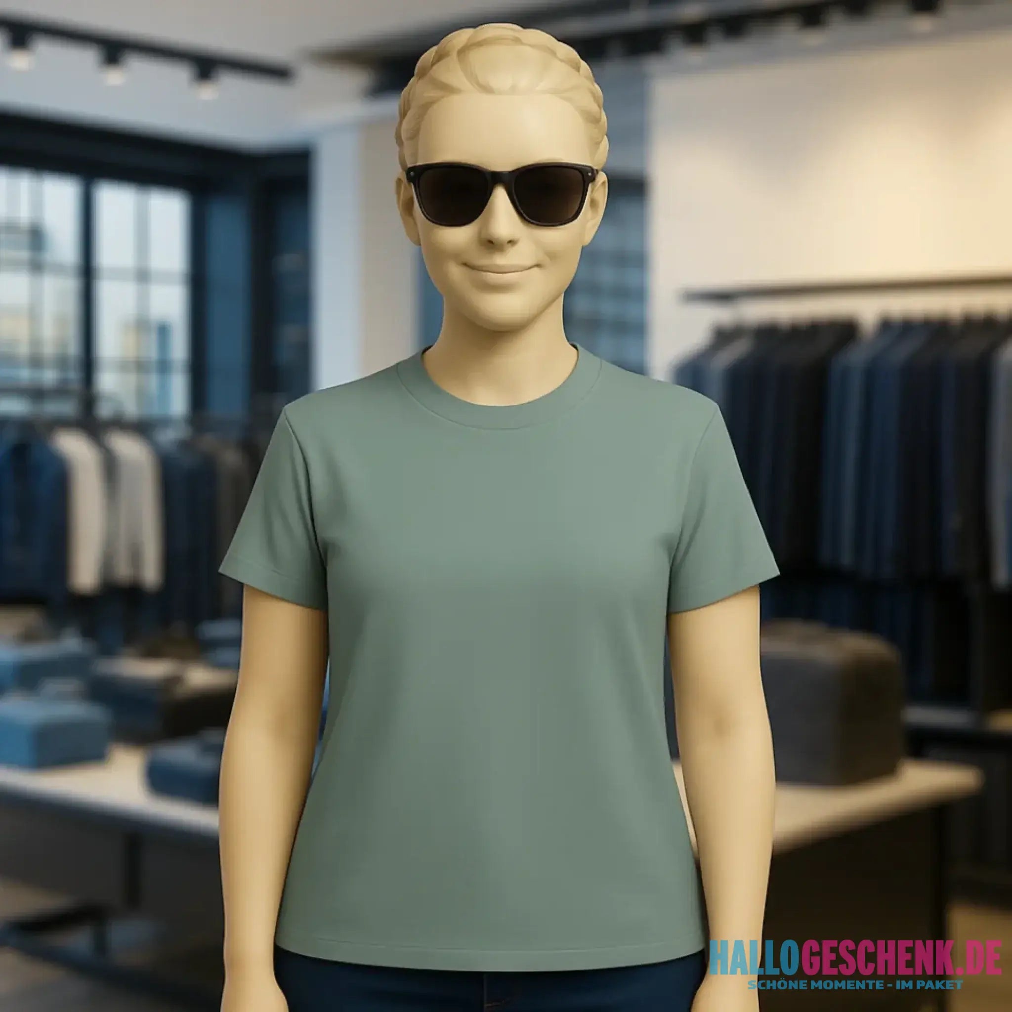 DEIN FOTO auf einem Damen Expresser T-Shirt in 5 Farben XS-XXL