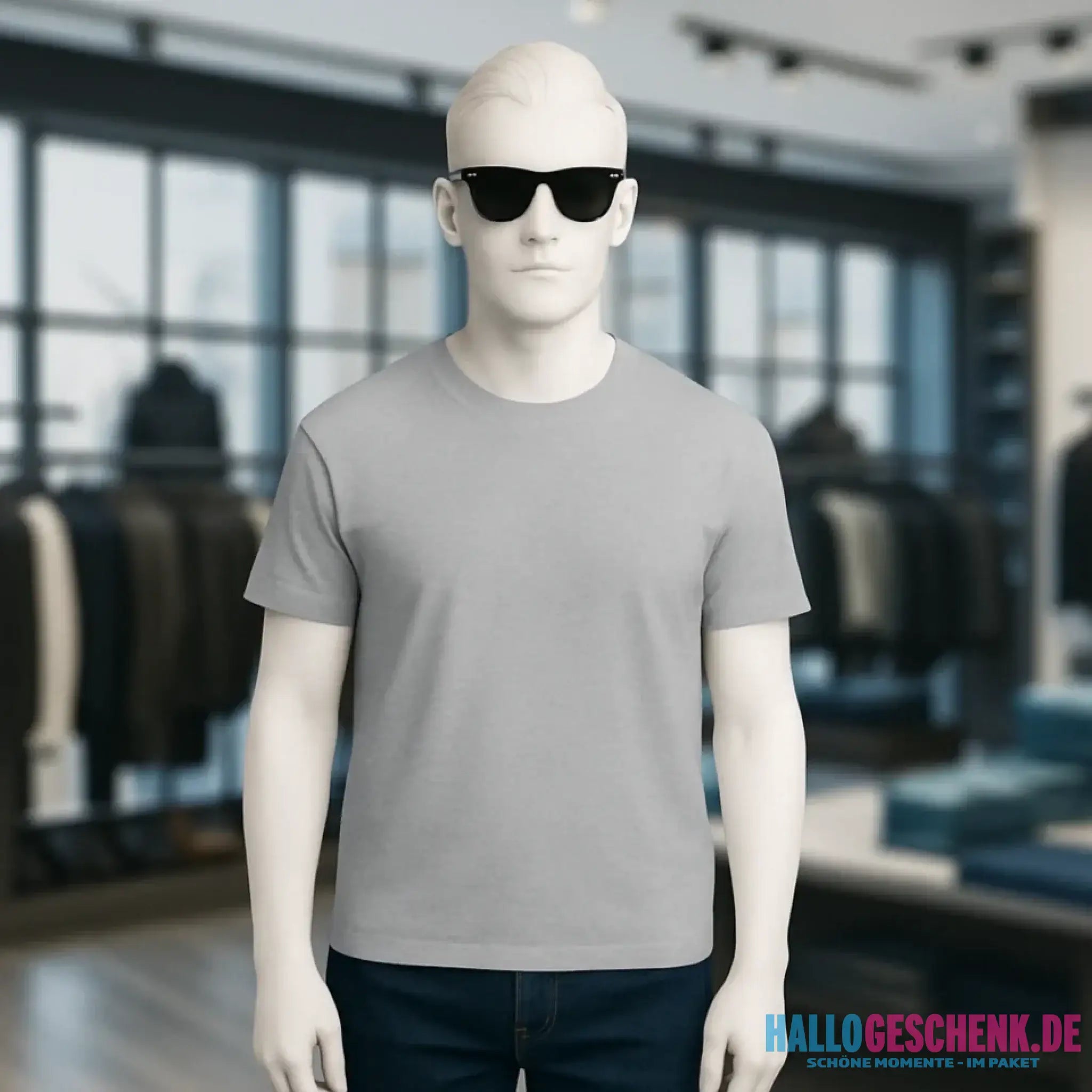 DEIN FOTO auf einem Unisex Premium T-Shirt XS-5XL aus Bio-Baumwolle für Damen & Herren