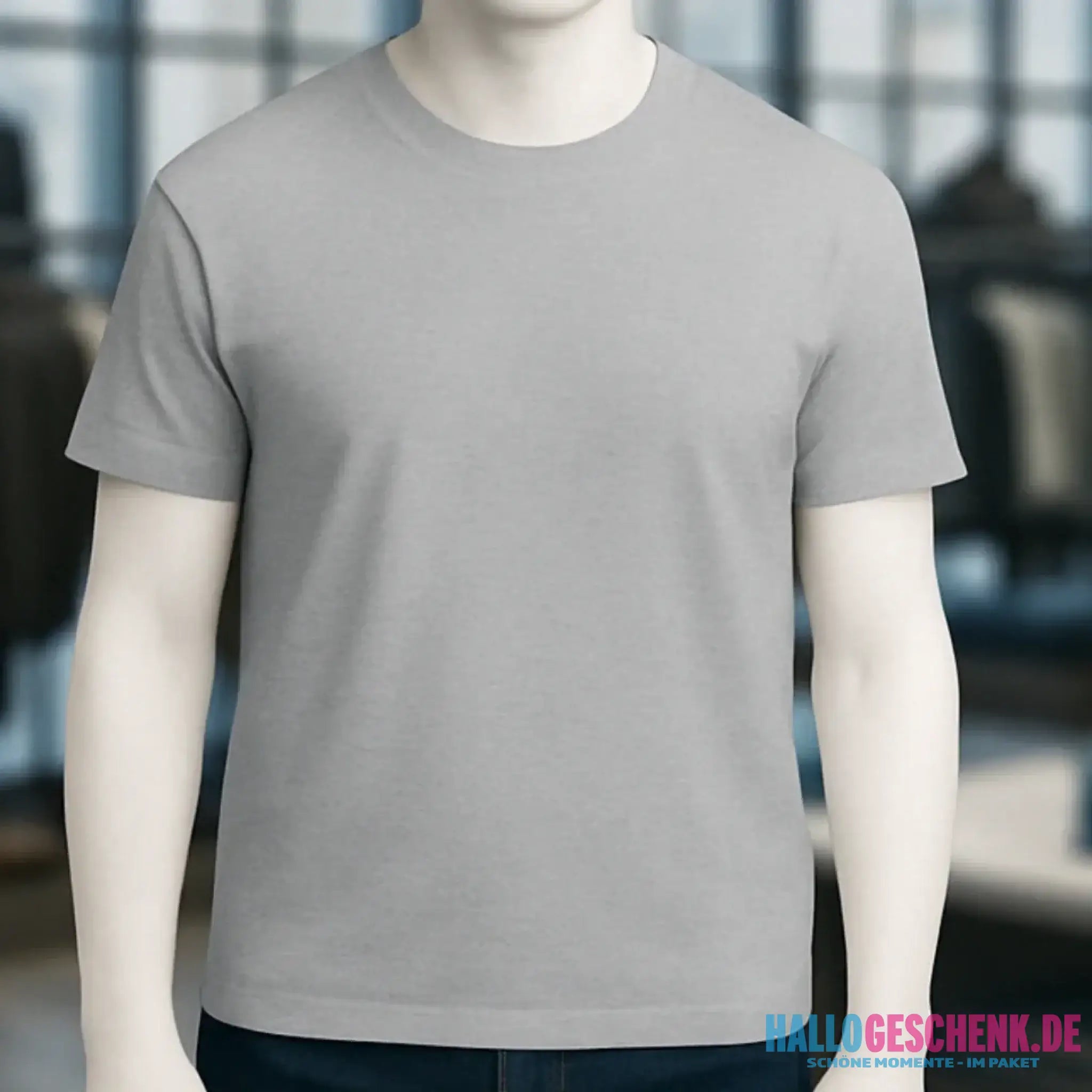 DEIN FOTO auf einem Unisex Premium T-Shirt XS-5XL aus Bio-Baumwolle für Damen & Herren