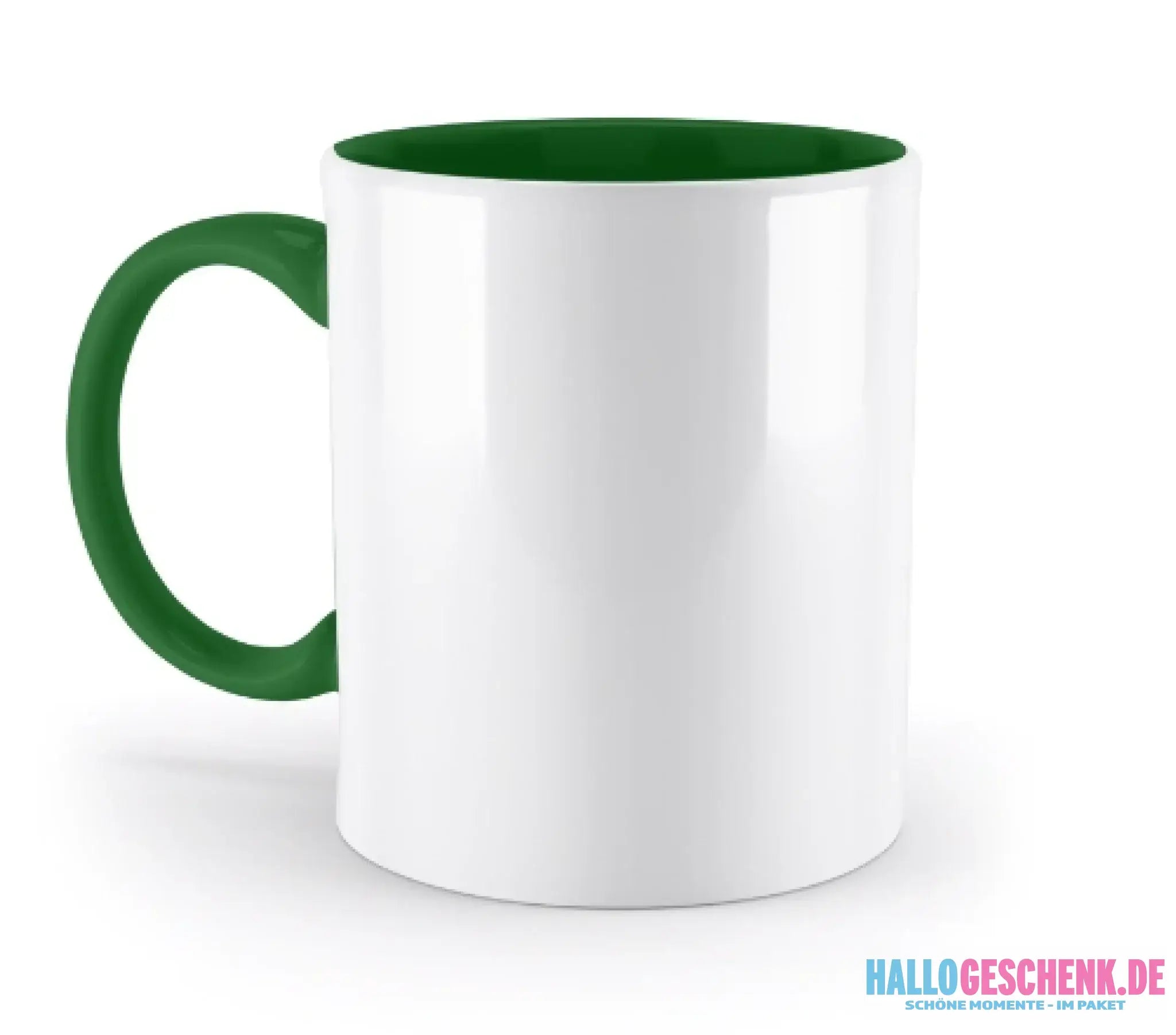 DEIN FOTO auf einer zweifarbigen Tasse 330ml