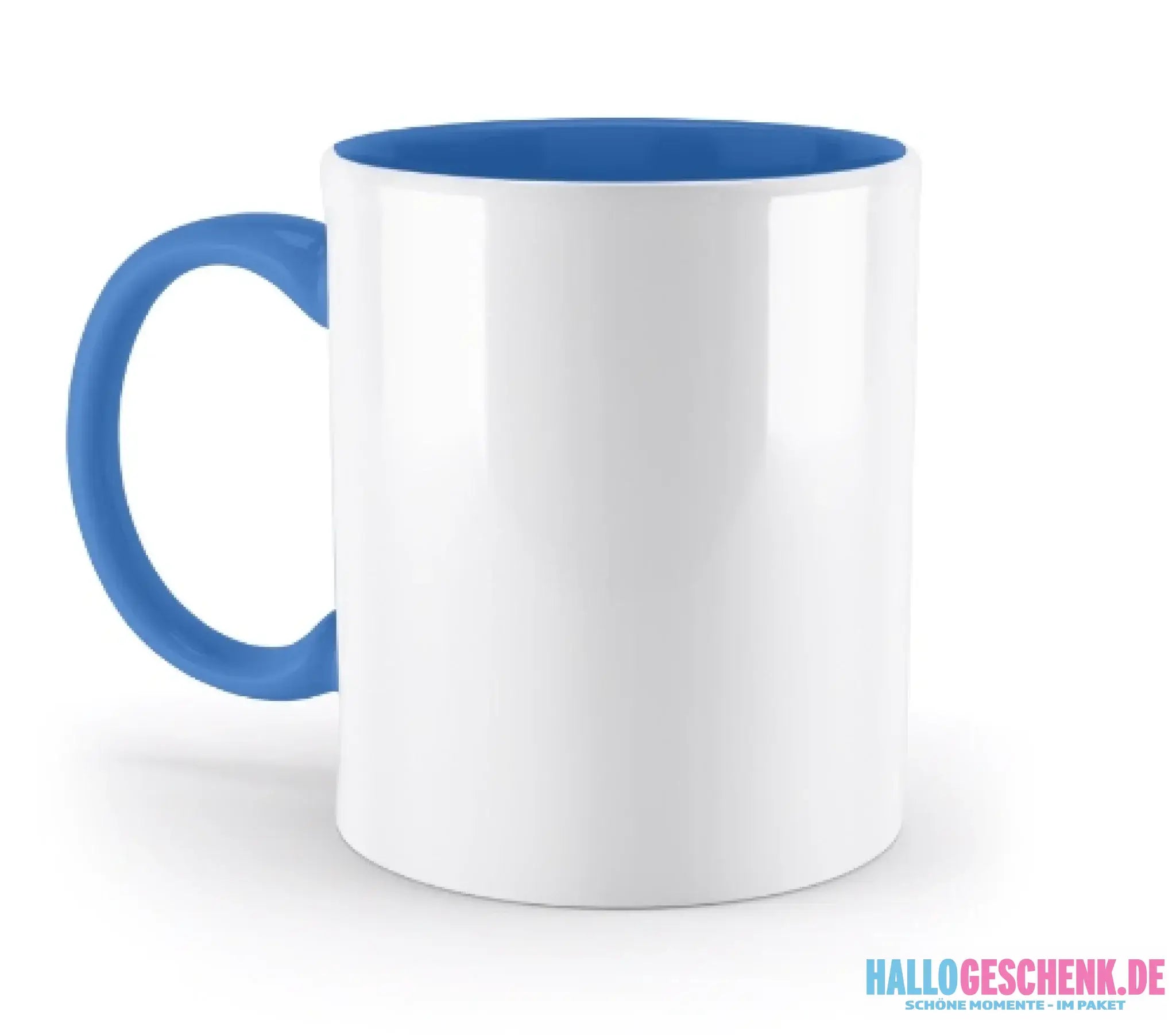 DEIN FOTO auf einer zweifarbigen Tasse 330ml