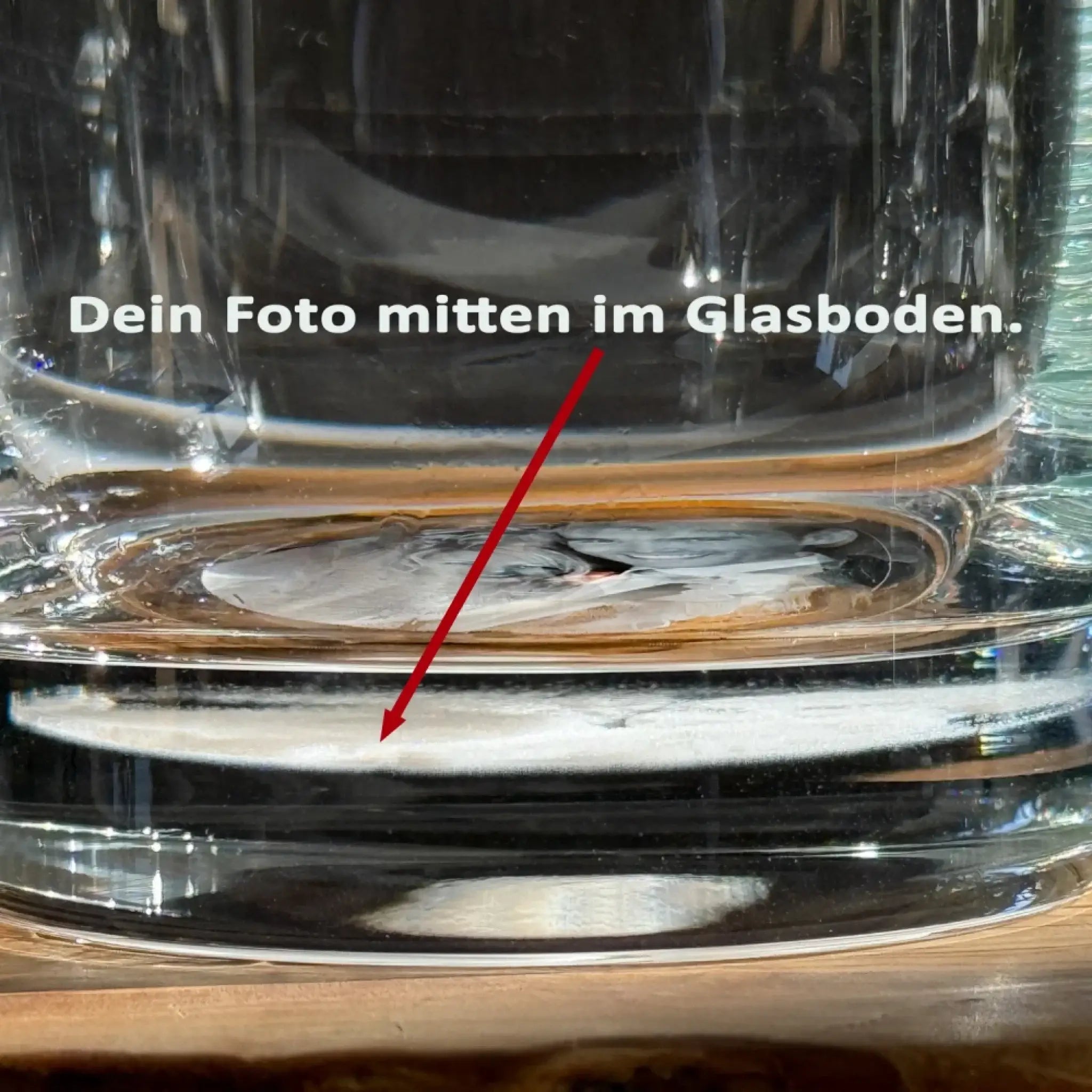 Dein Foto im Glas (Longdrink) • 400ml • 1-6er Set (personalisierbare Fotogeschenke) • Lasergravur - personalisierbare