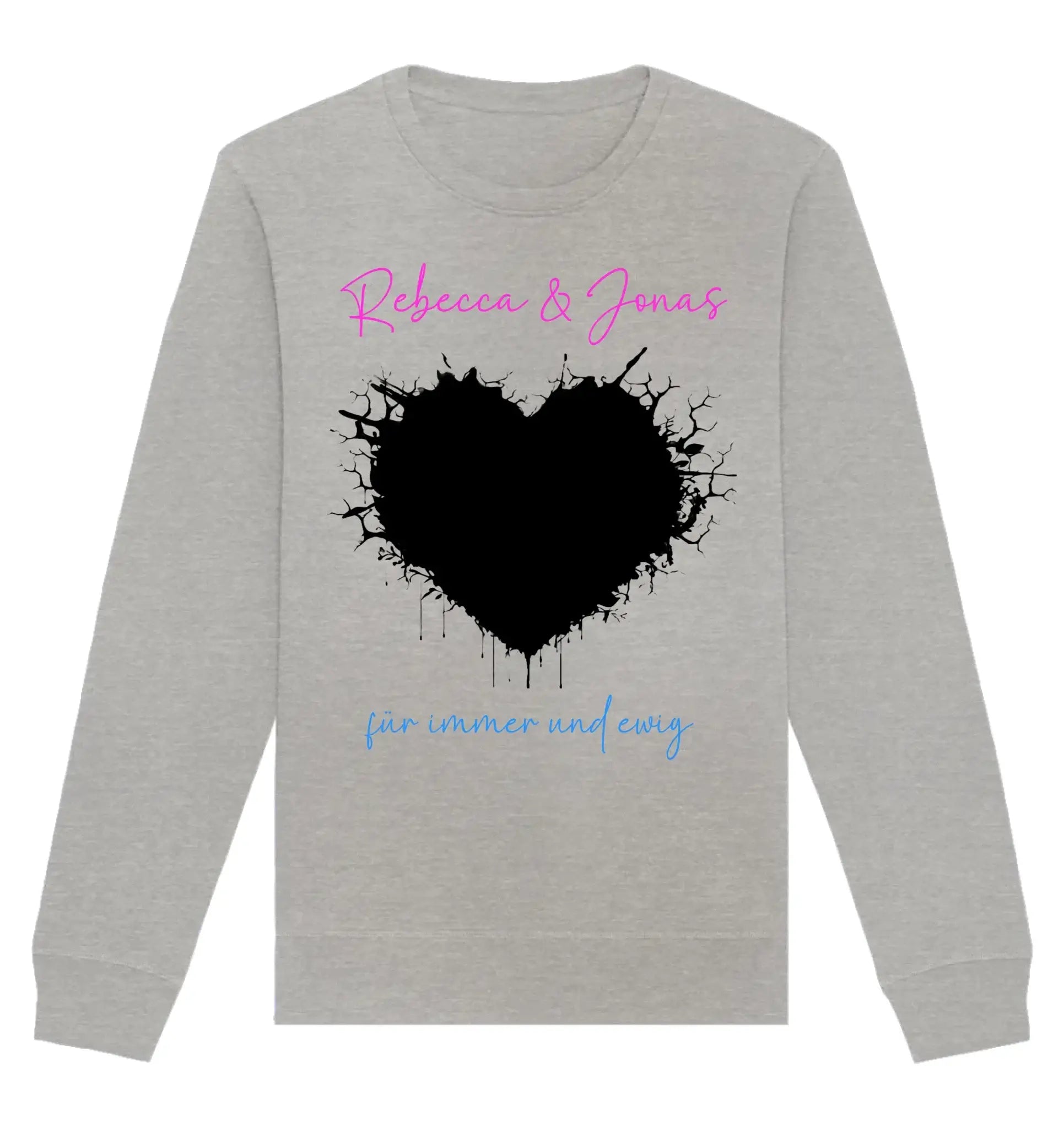 HalloGeschenk.de front-organic-basic-unisex-sweatshirt-c2c1c0-1116x