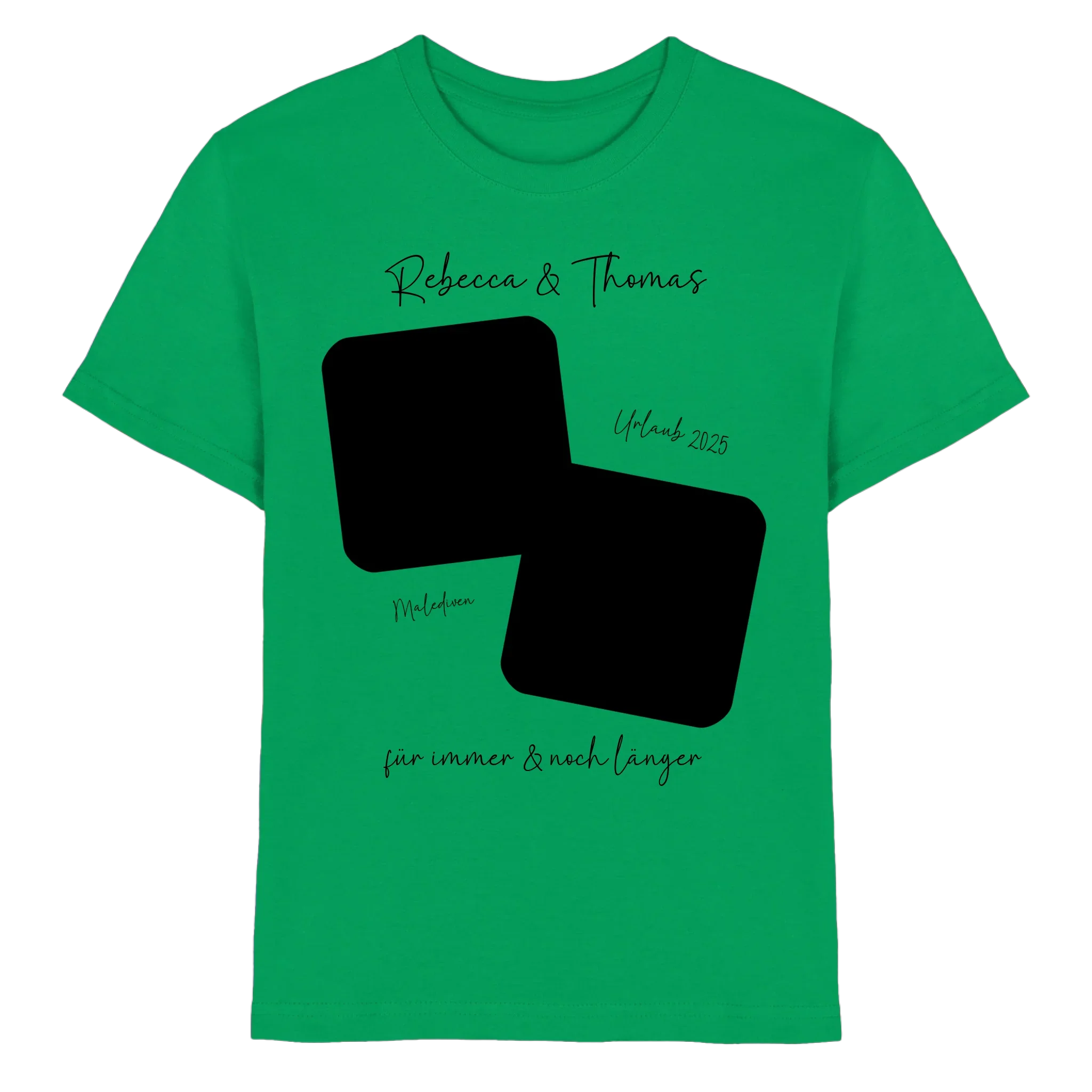 Dein Foto in 1-4 Quadraten mit Wunschtext • ’Statement-Collection’ • personalisierbare Fotomotive - Premium Kinder