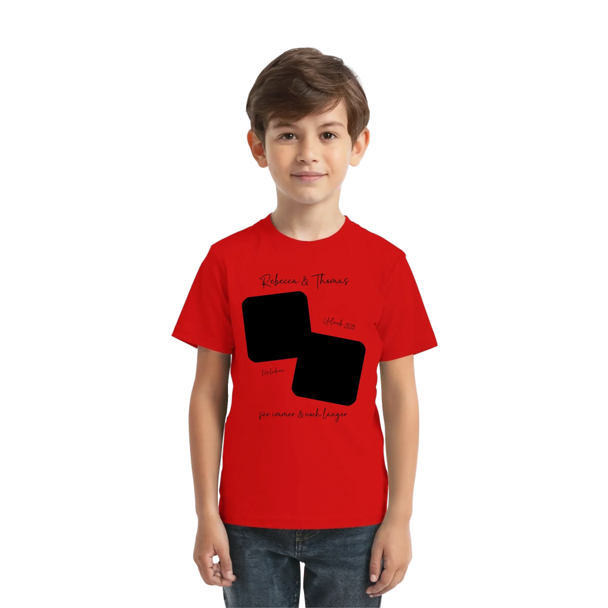 Dein Foto in 1-4 Quadraten mit Wunschtext • ’Statement-Collection’ • personalisierbare Fotomotive