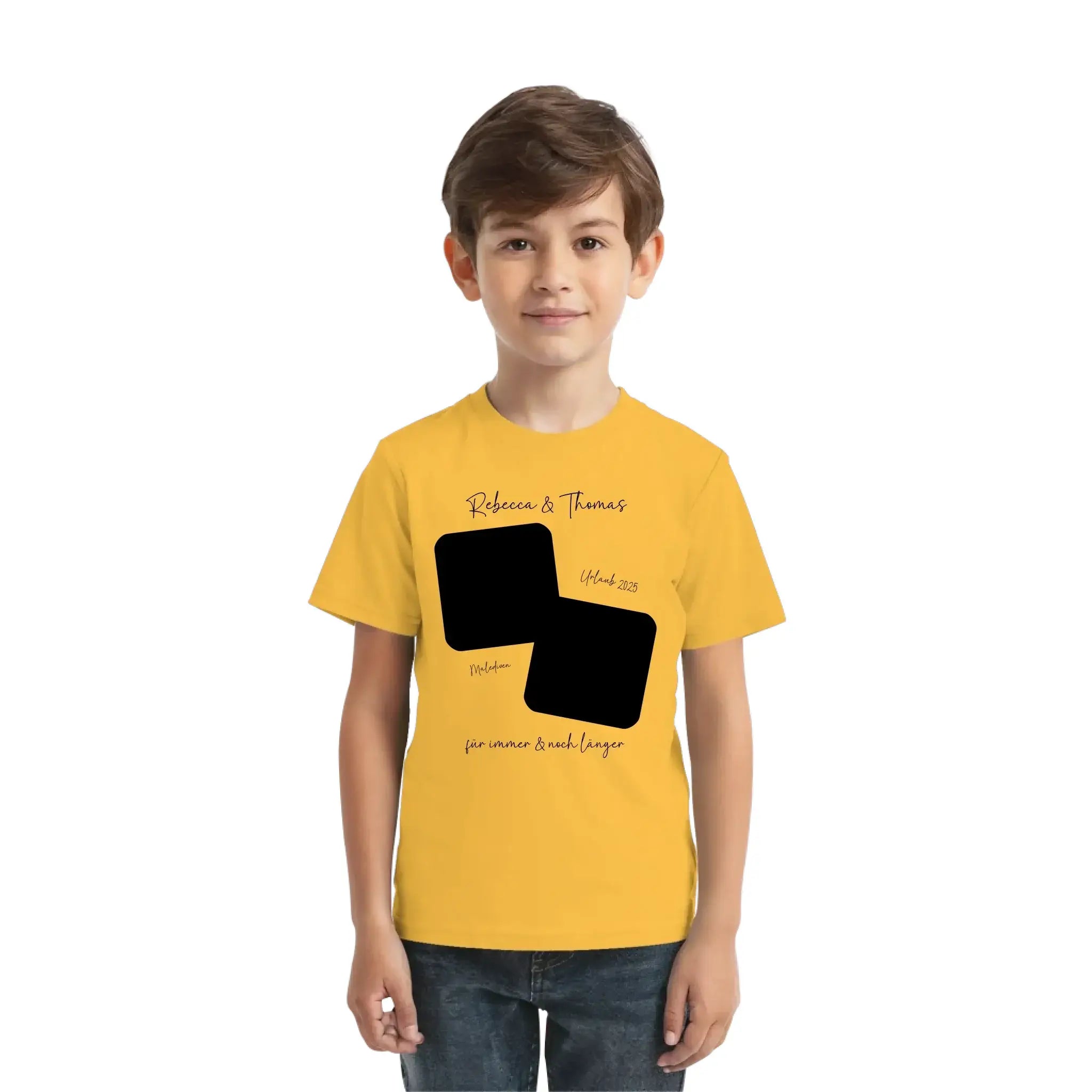 Dein Foto in 1-4 Quadraten mit Wunschtext • ’Statement-Collection’ • personalisierbare Fotomotive