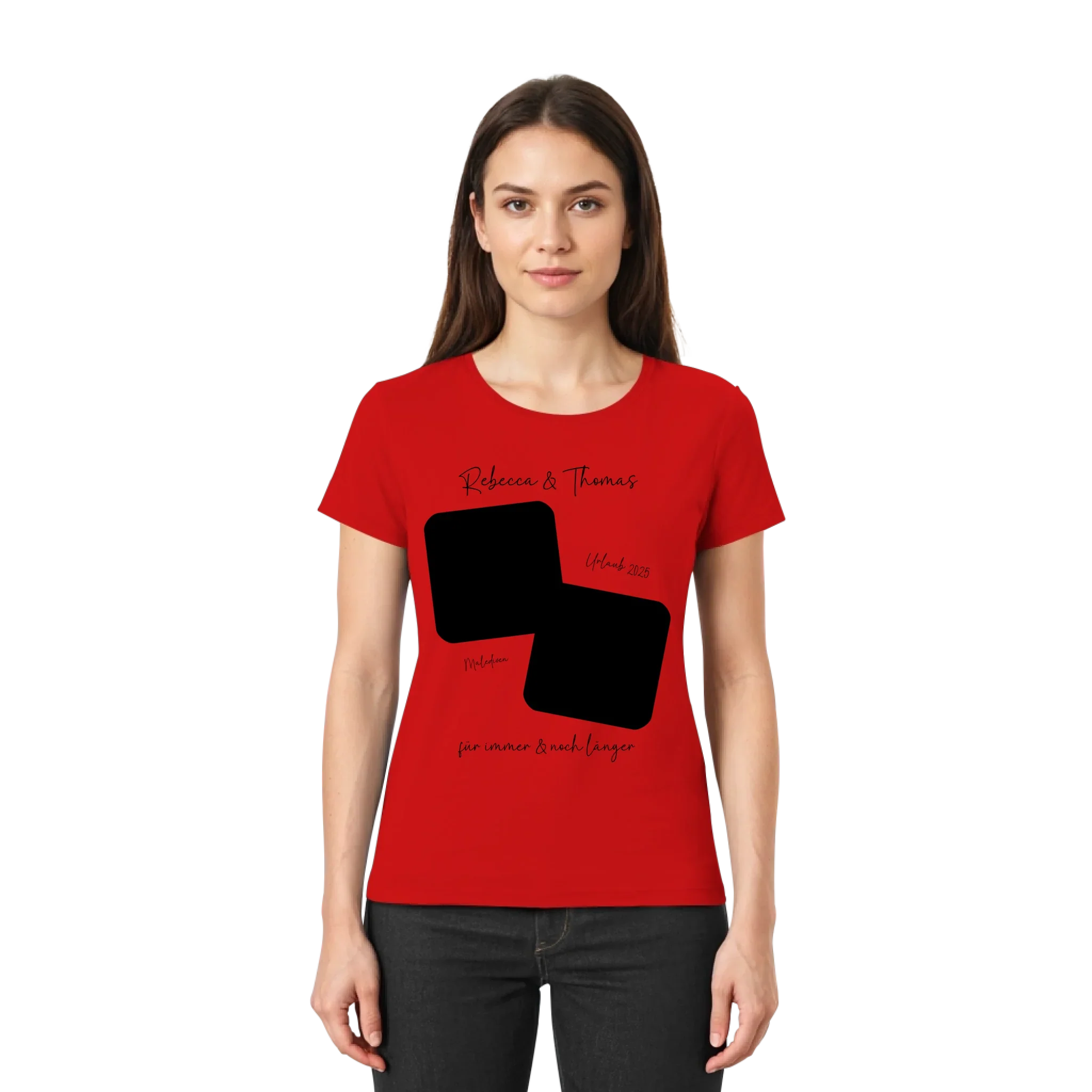 Dein Foto in 1-4 Quadraten mit Wunschtext • ’Statement-Collection’ • personalisierbare Fotomotive