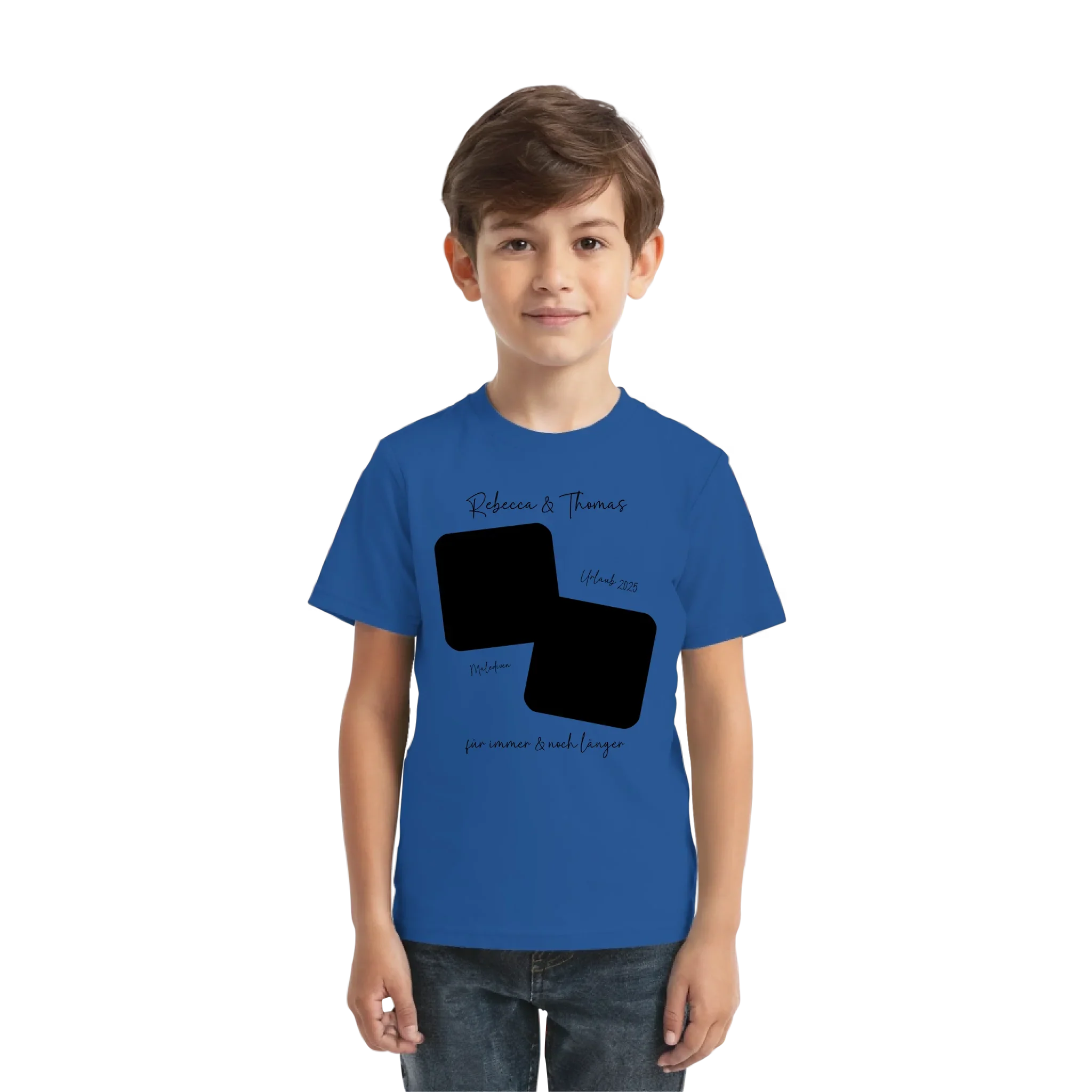 Dein Foto in 1-4 Quadraten mit Wunschtext • ’Statement-Collection’ • personalisierbare Fotomotive