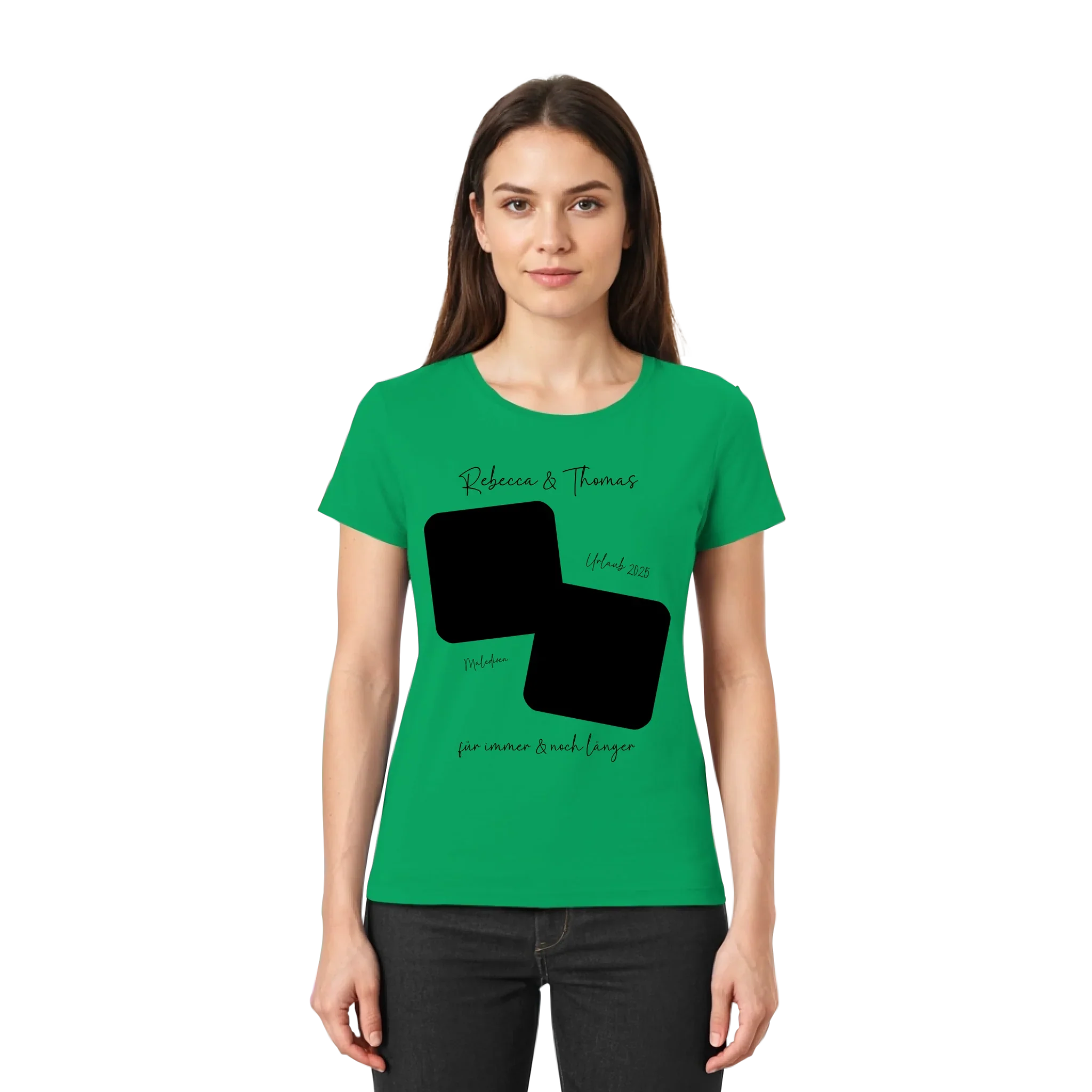 Dein Foto in 1-4 Quadraten mit Wunschtext • ’Statement-Collection’ • personalisierbare Fotomotive