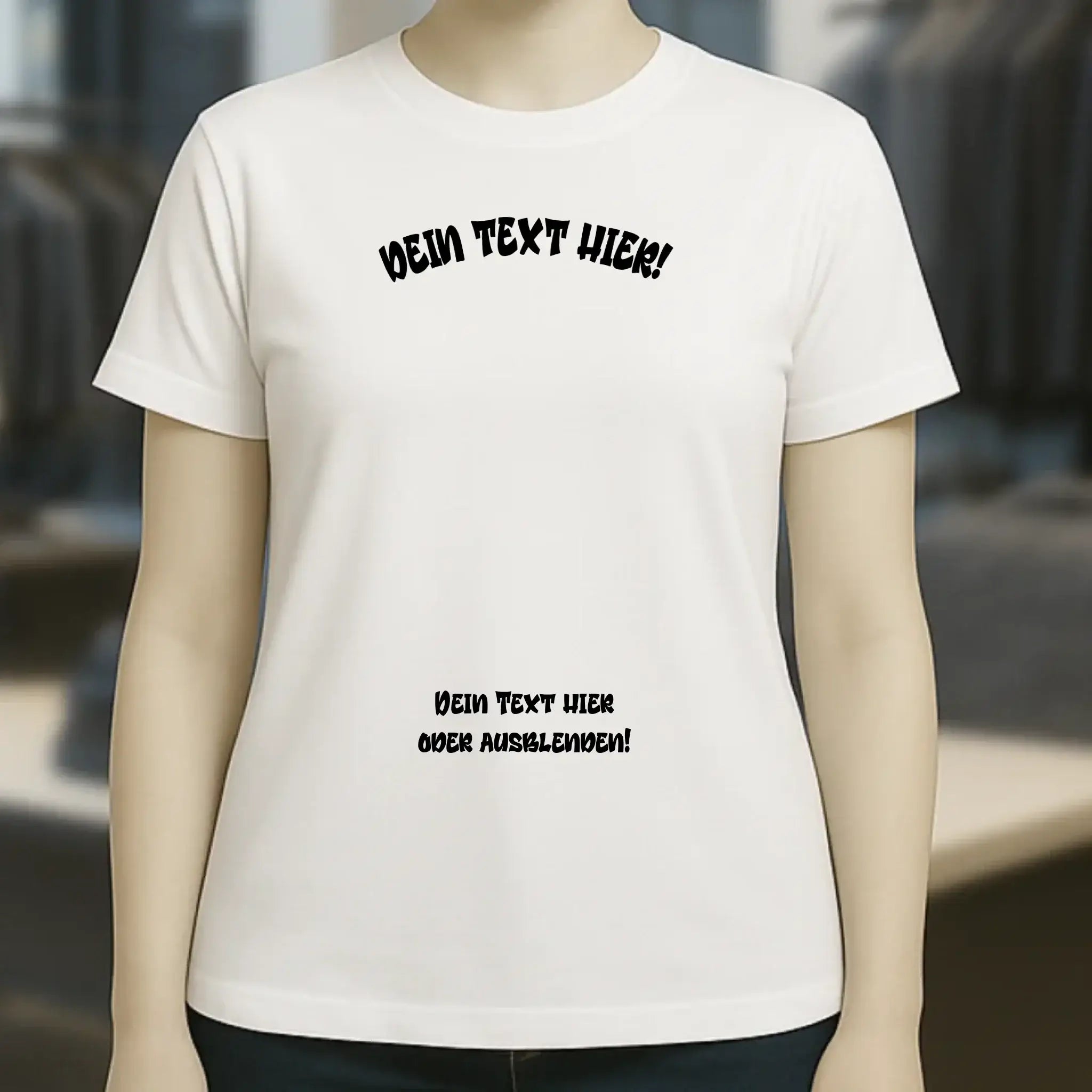 Dein Foto in einem Farbklecks - Ladies Premium T-Shirt XS-2XL aus Bio-Baumwolle für Damen • personalisiert