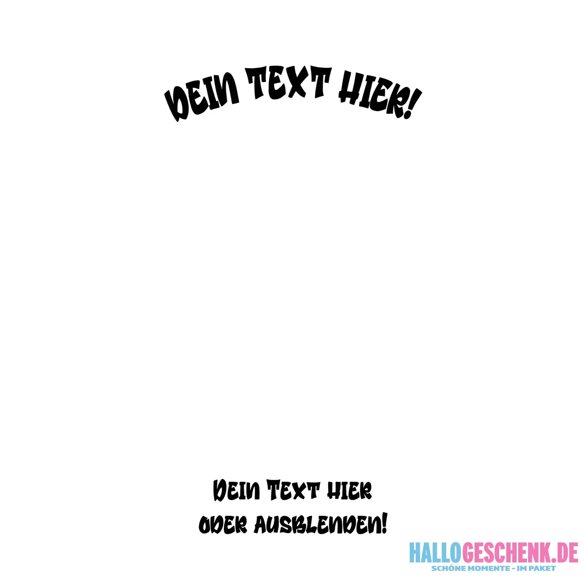 Dein Foto in einem Farbklecks - STICKER 20x20 cm (Aufkleber) • personalisiert - ausgestanzter Sticker 20x20 cm