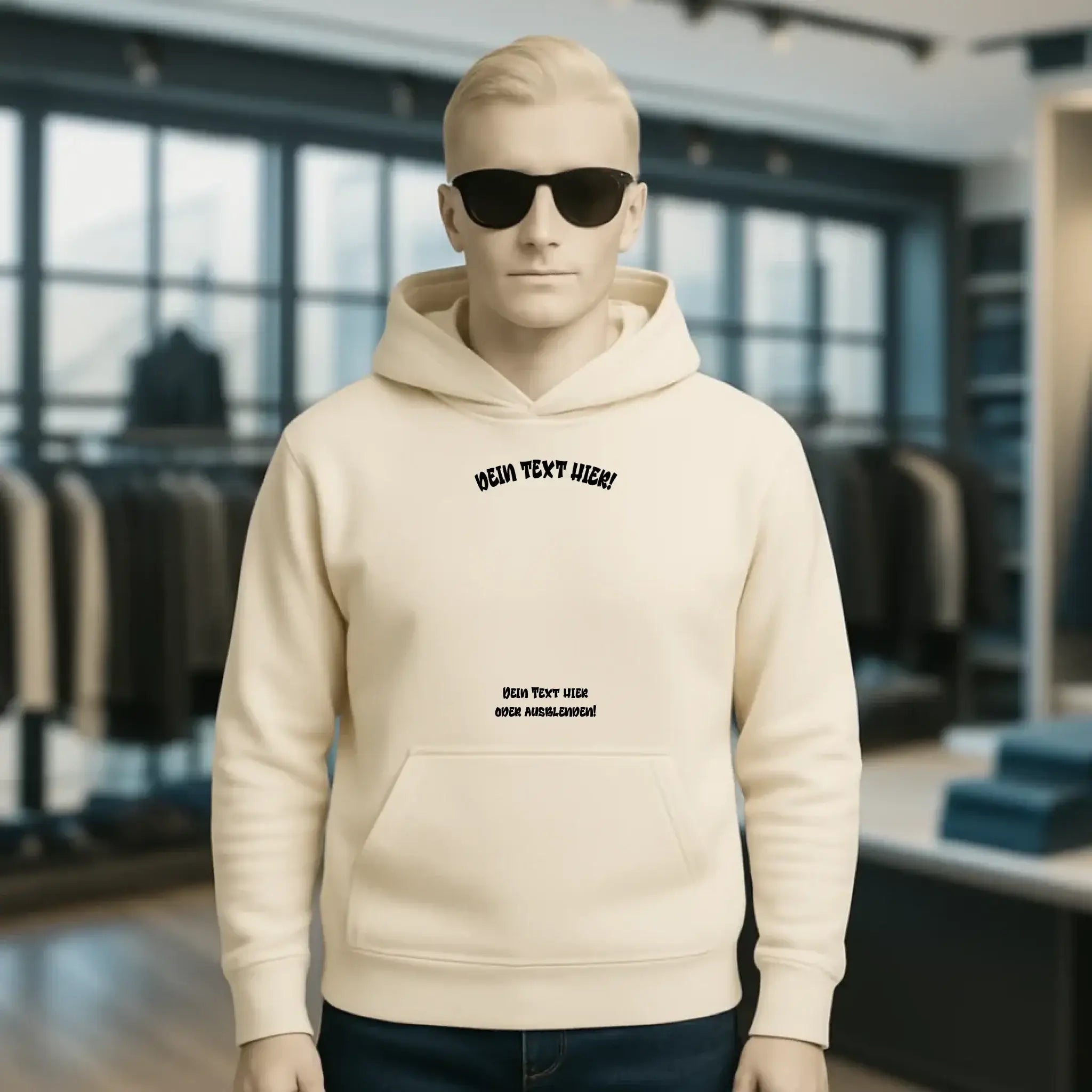 Dein Foto in einem Farbklecks - Unisex Premium Hoodie XS-5XL aus Bio-Baumwolle für Damen & Herren • personalisiert