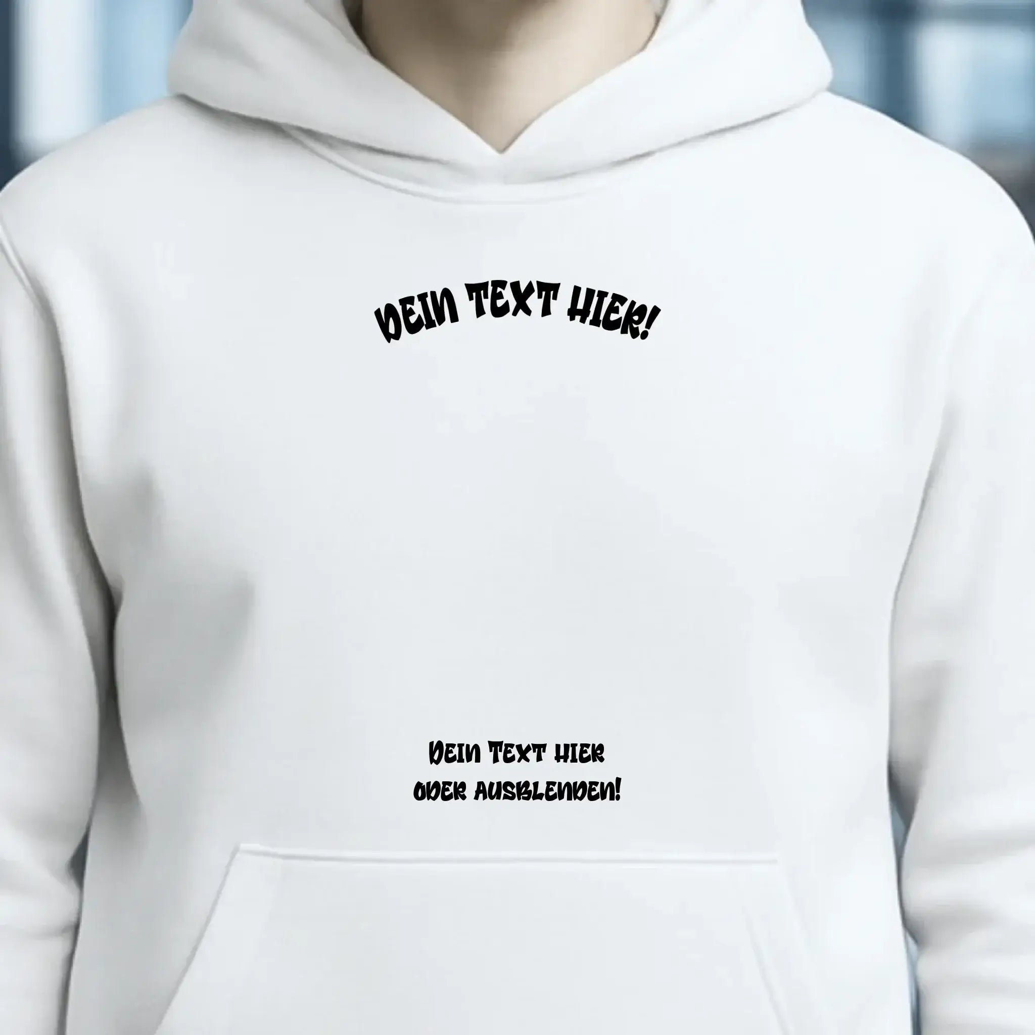 Dein Foto in einem Farbklecks - Unisex Premium Hoodie XS-5XL aus Bio-Baumwolle für Damen & Herren • personalisiert