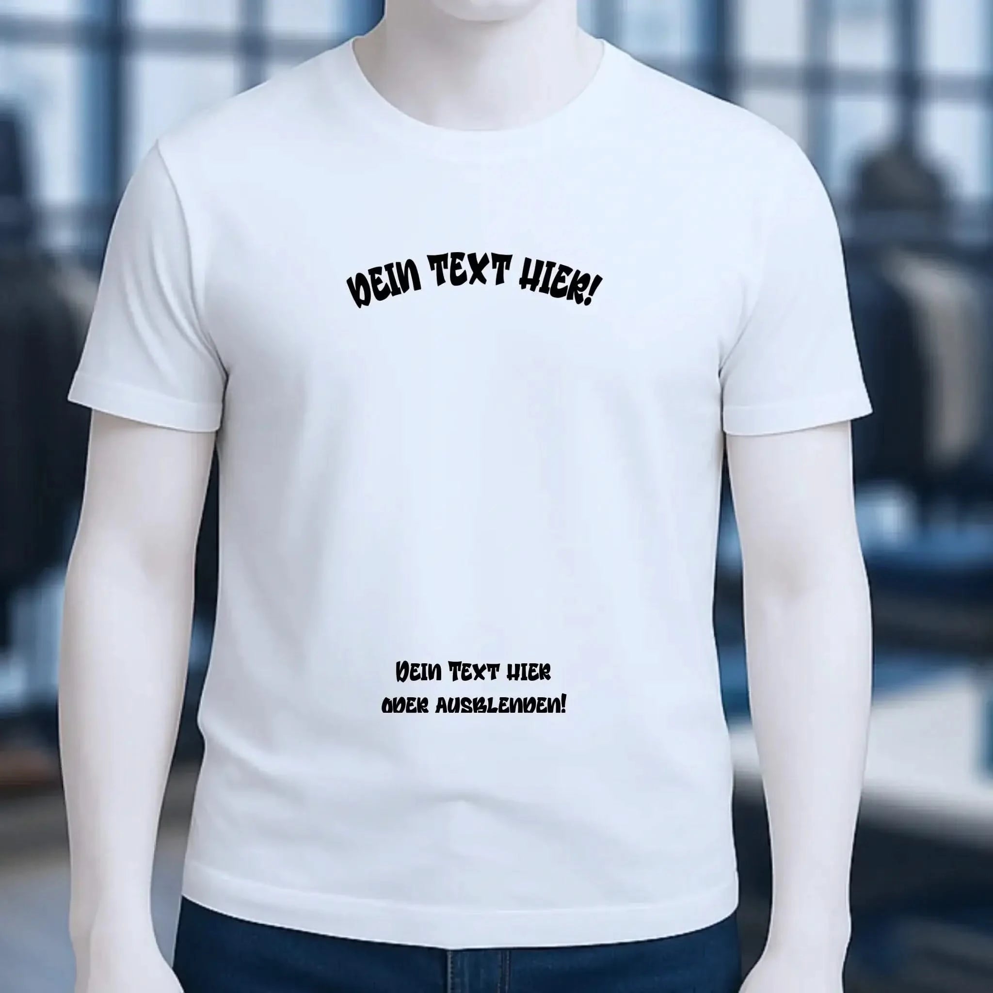 Dein Foto in einem Farbklecks - Unisex Premium T-Shirt XS-5XL aus Bio-Baumwolle für Damen & Herren