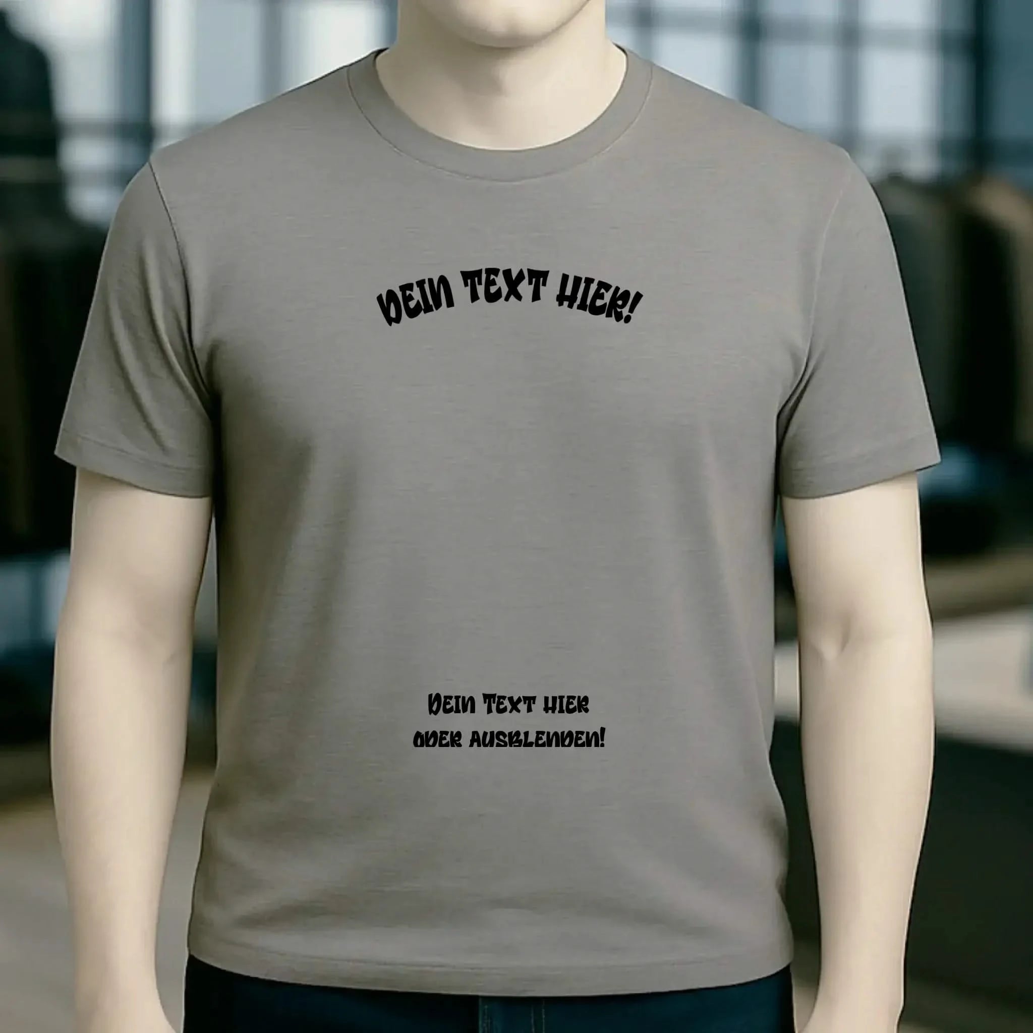 Dein Foto in einem Farbklecks - Unisex Premium T-Shirt XS-5XL aus Bio-Baumwolle für Damen & Herren