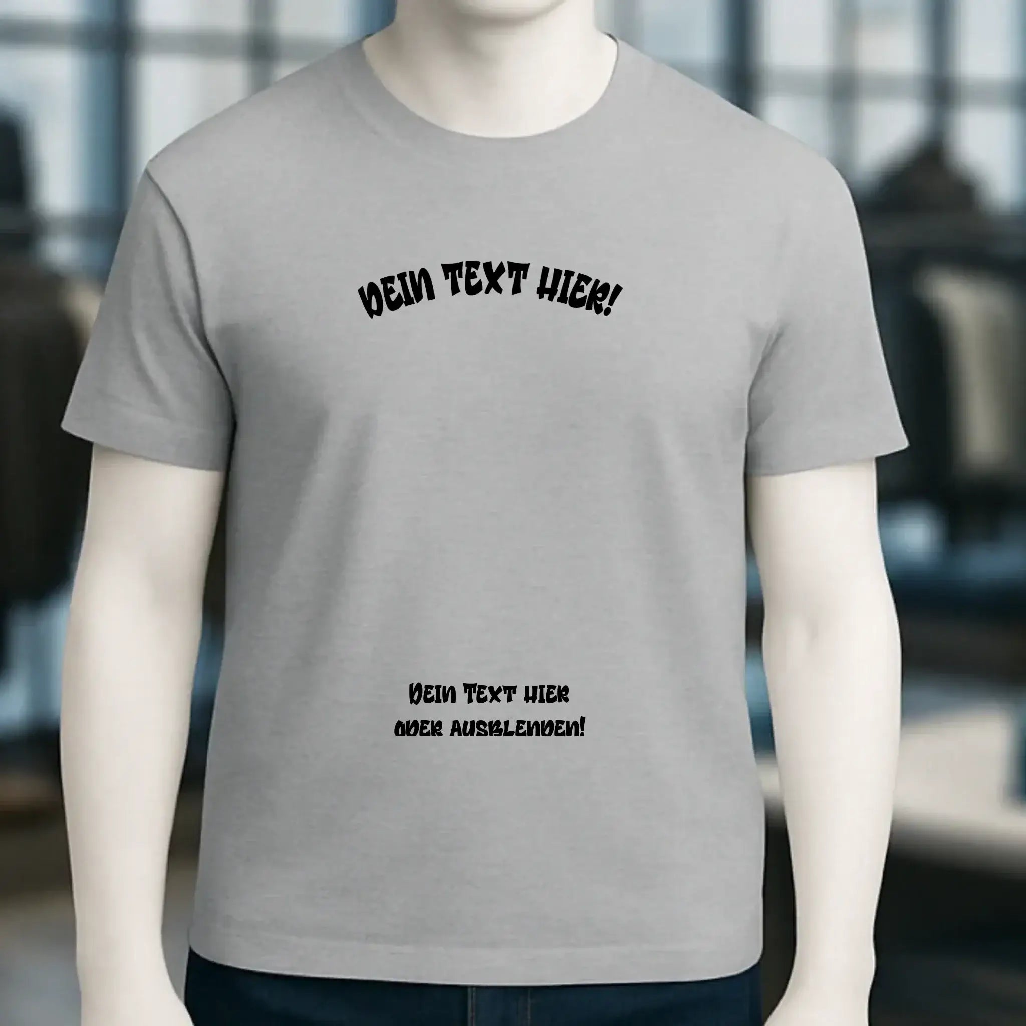 Dein Foto in einem Farbklecks - Unisex Premium T-Shirt XS-5XL aus Bio-Baumwolle für Damen & Herren