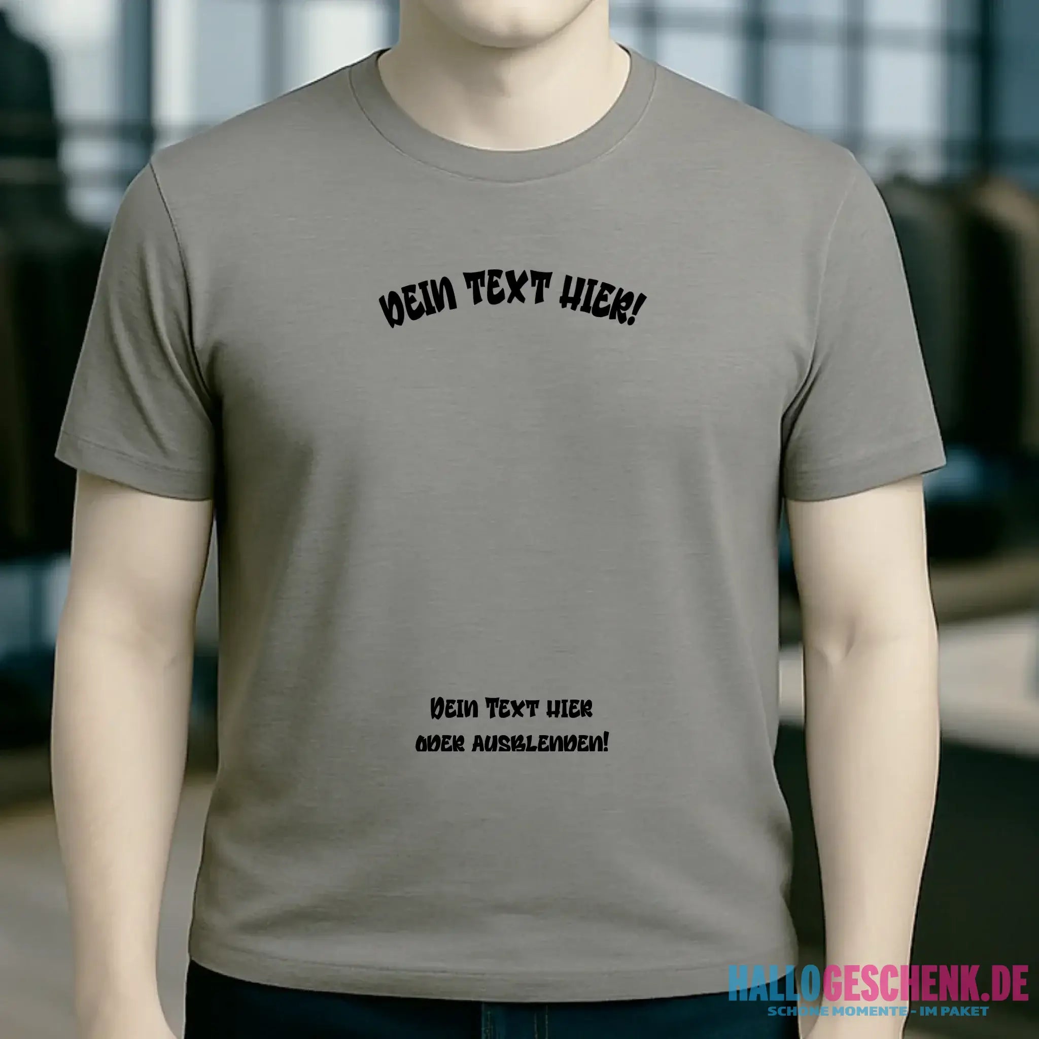 Dein Foto in einem Farbklecks - Unisex Premium T-Shirt XS-5XL aus Bio-Baumwolle für Damen & Herren