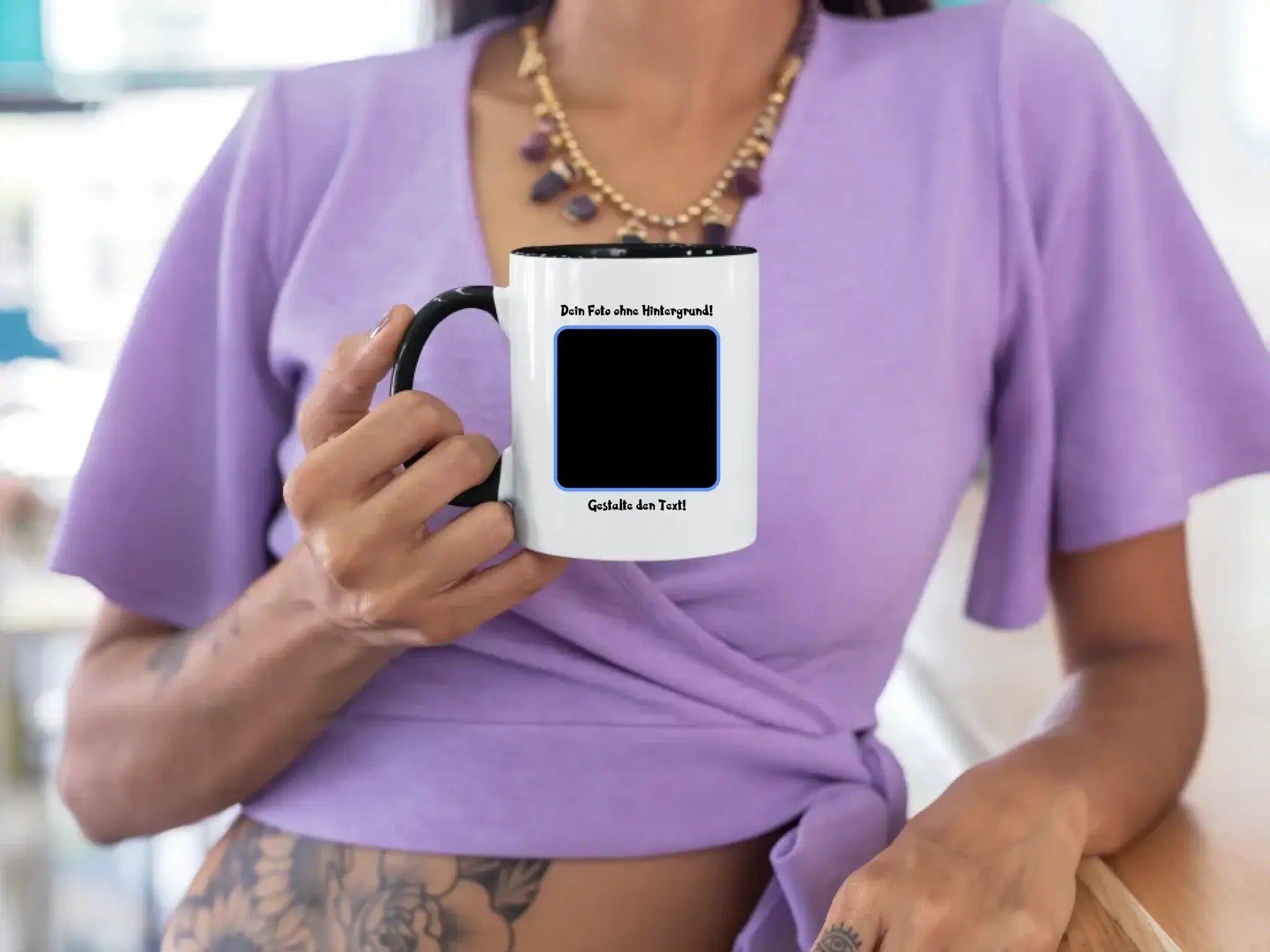11-oz-color-rim-mug-mockup-of-a-tattooed-woman-leaning-on-a-bar-27841