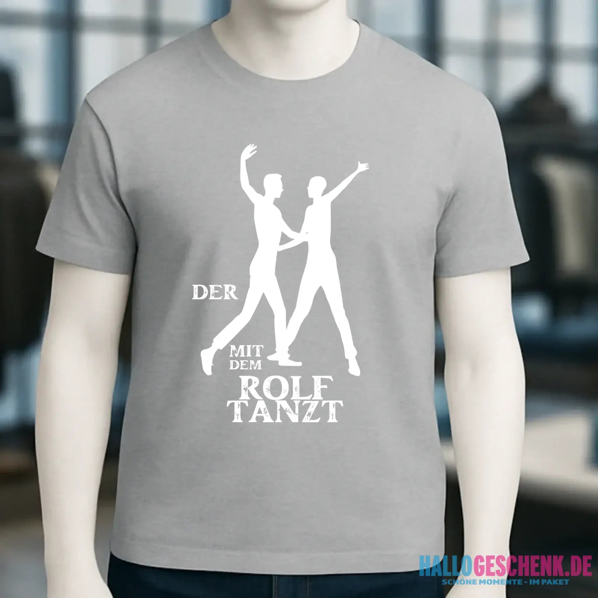 Der mit dem ?DEIN NAME? tanzt • Unisex Premium T-Shirt aus Bio-Baumwolle für Herren & Damen XS-5XL